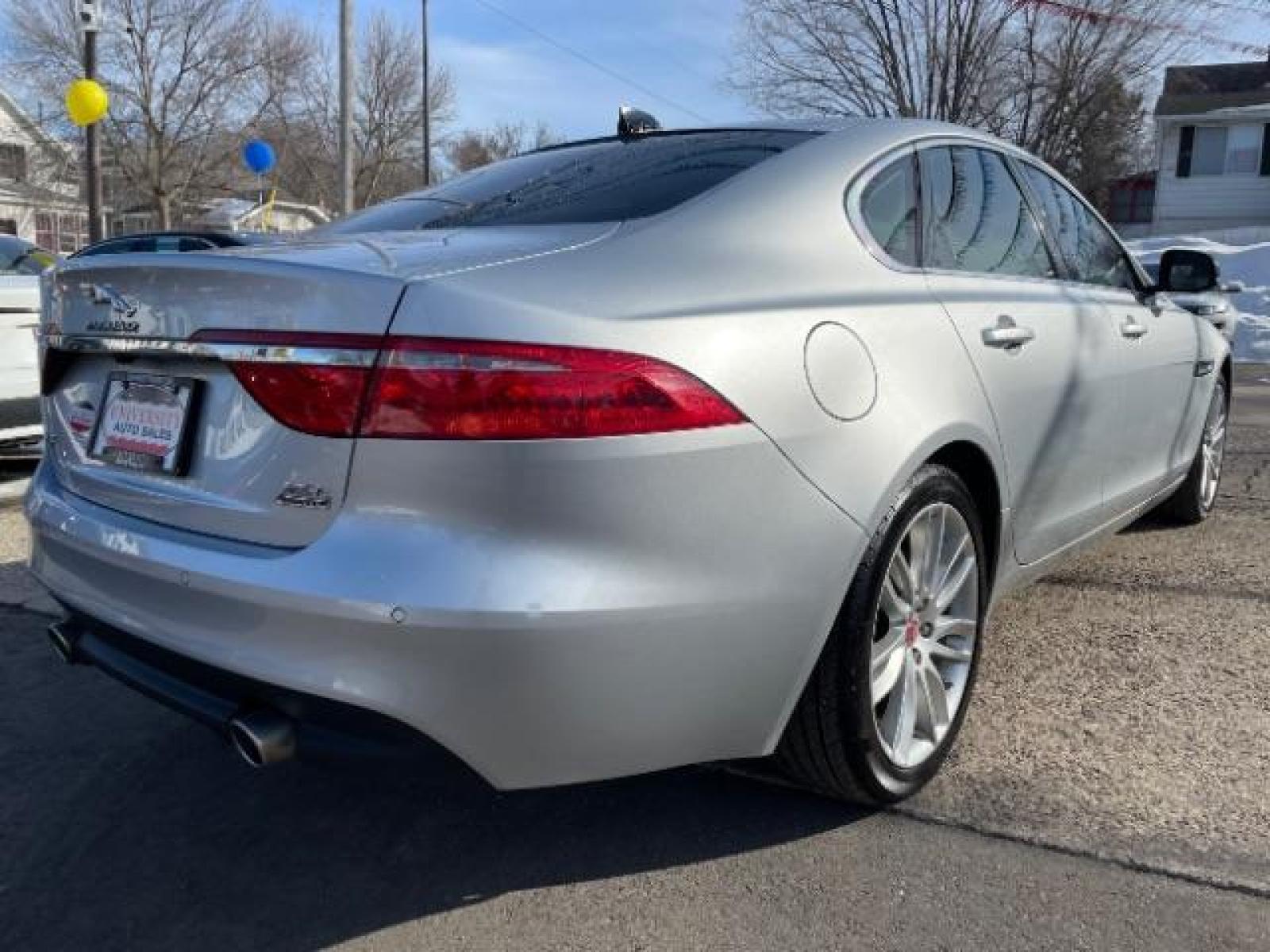 2016 Rhodium Silver Metallic Jaguar XF-Series 35t Prestige AWD (SAJBK4BV4GC) with an 3.0L V6 DOHC 24V SUPERCHARGED engine, 8-Speed Automatic transmission, located at 745 S Robert St, St. Paul, MN, 55107, (651) 222-2991, 44.923389, -93.081215 - Photo #2