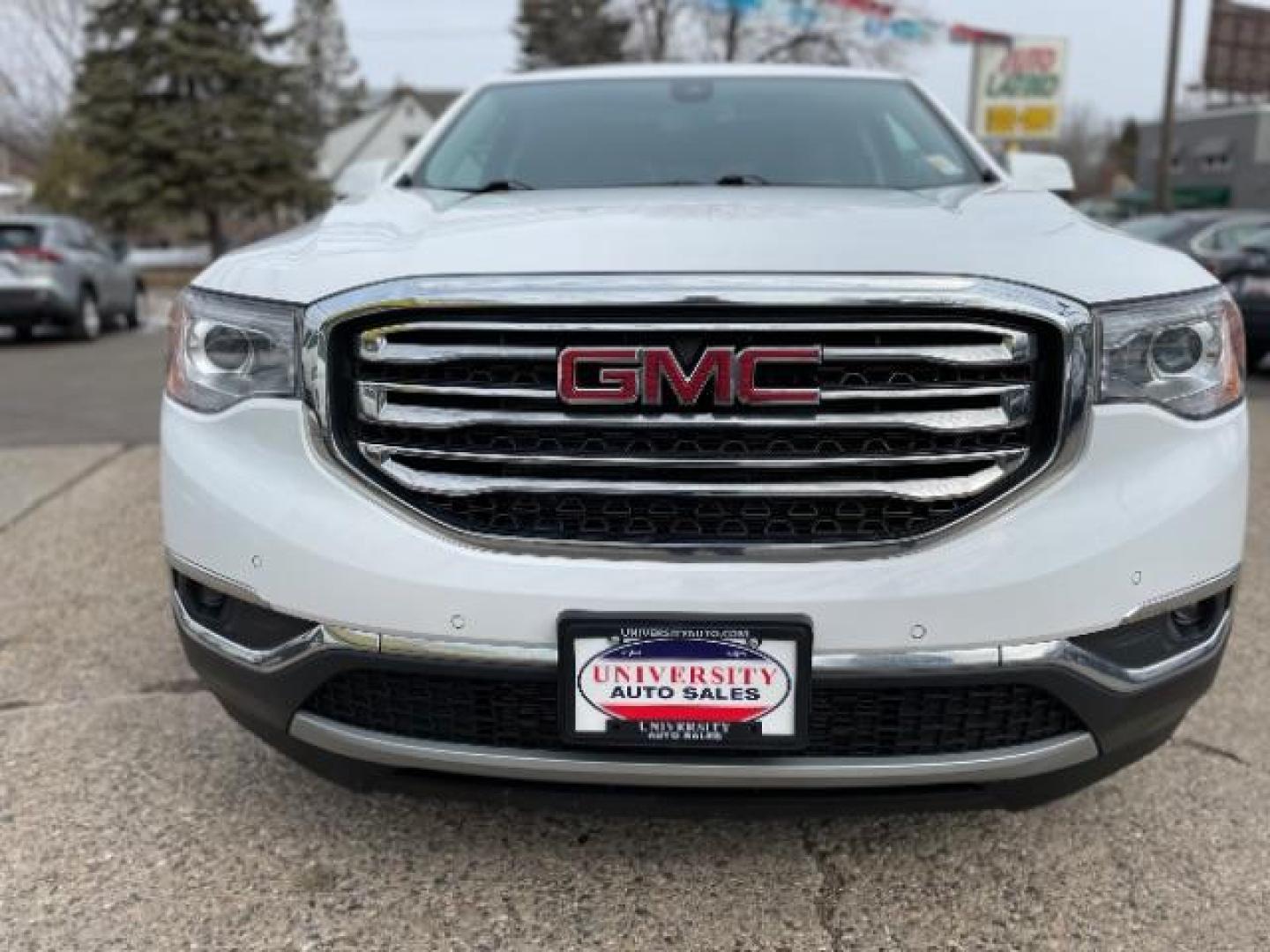 2017 Summit White GMC Acadia SLT-2 AWD (1GKKNWLS3HZ) with an 3.6L V6 DOHC 24V engine, 6-Speed Automatic transmission, located at 745 S Robert St, St. Paul, MN, 55107, (651) 222-2991, 44.923389, -93.081215 - Photo#1