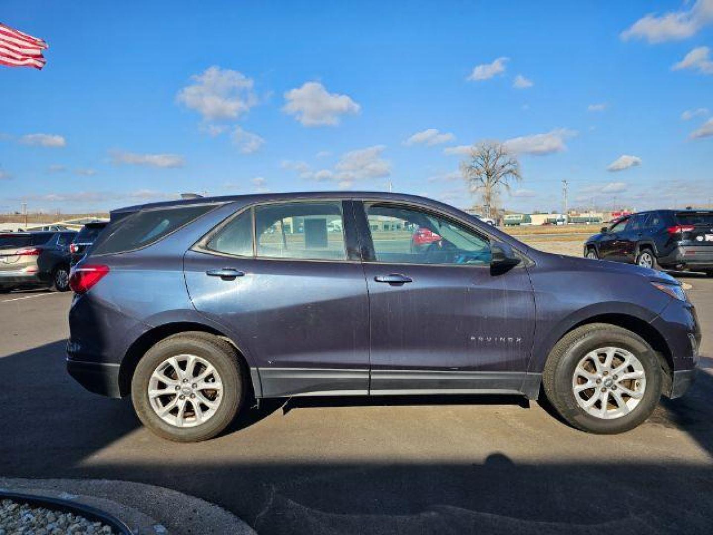 2018 Storm Blue Metallic Chevrolet Equinox LS AWD (3GNAXREV7JS) with an 1.5L L4 DOHC 16V TURBO engine, 6-Speed Automatic transmission, located at 3301 W Hwy 13, Burnsville, MN, 55337, (952) 460-3200, 44.775333, -93.320808 - Photo#7