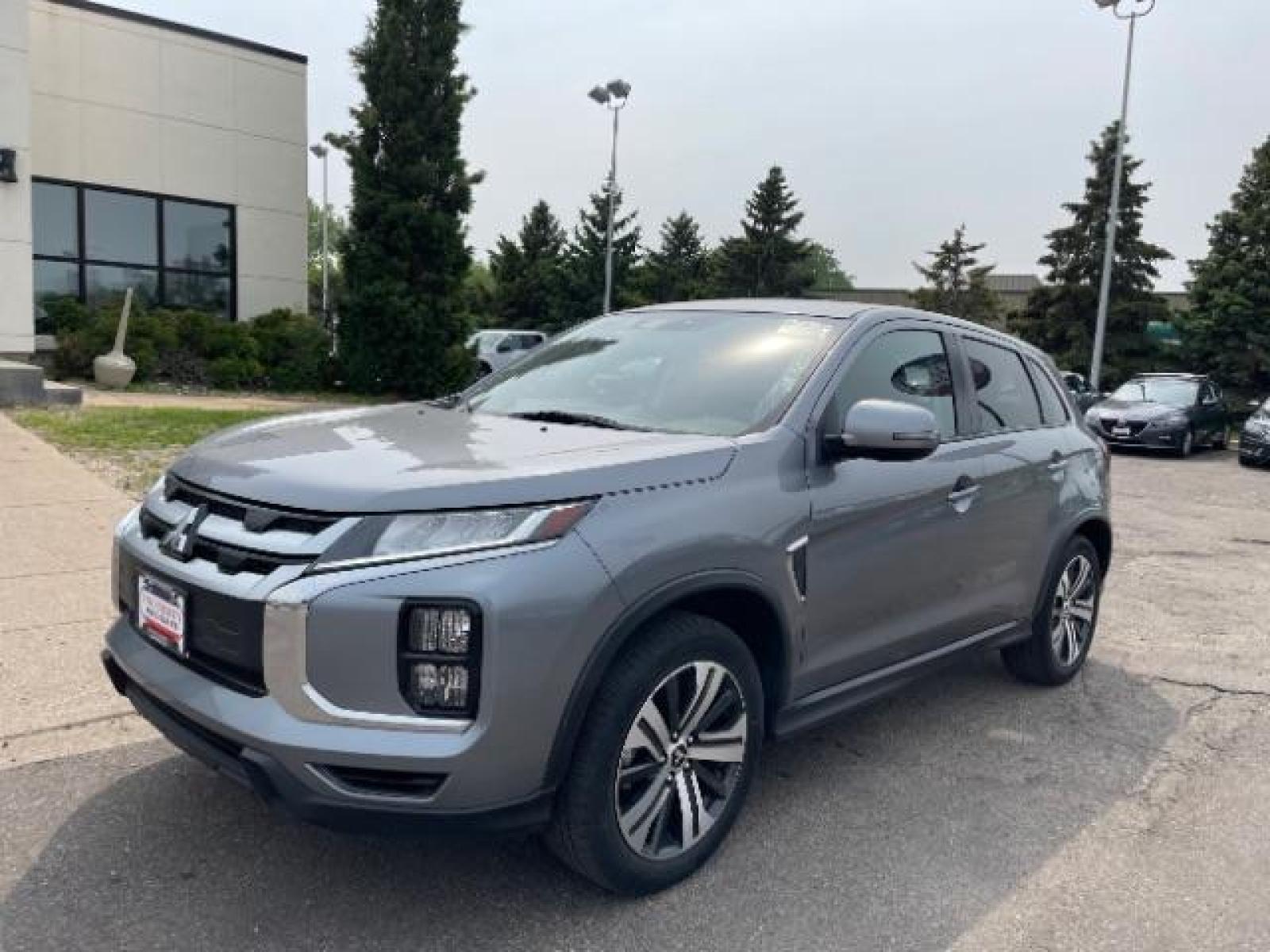 2021 Mercury Gray Metallic Mitsubishi Outlander Sport 2.0 ES AWD (JA4ARUAU7MU) with an 2.0L L4 DOHC 16V engine, Continuously Variable Transmission transmission, located at 3301 W Hwy 13, Burnsville, MN, 55337, (952) 460-3200, 44.775333, -93.320808 - Photo #1
