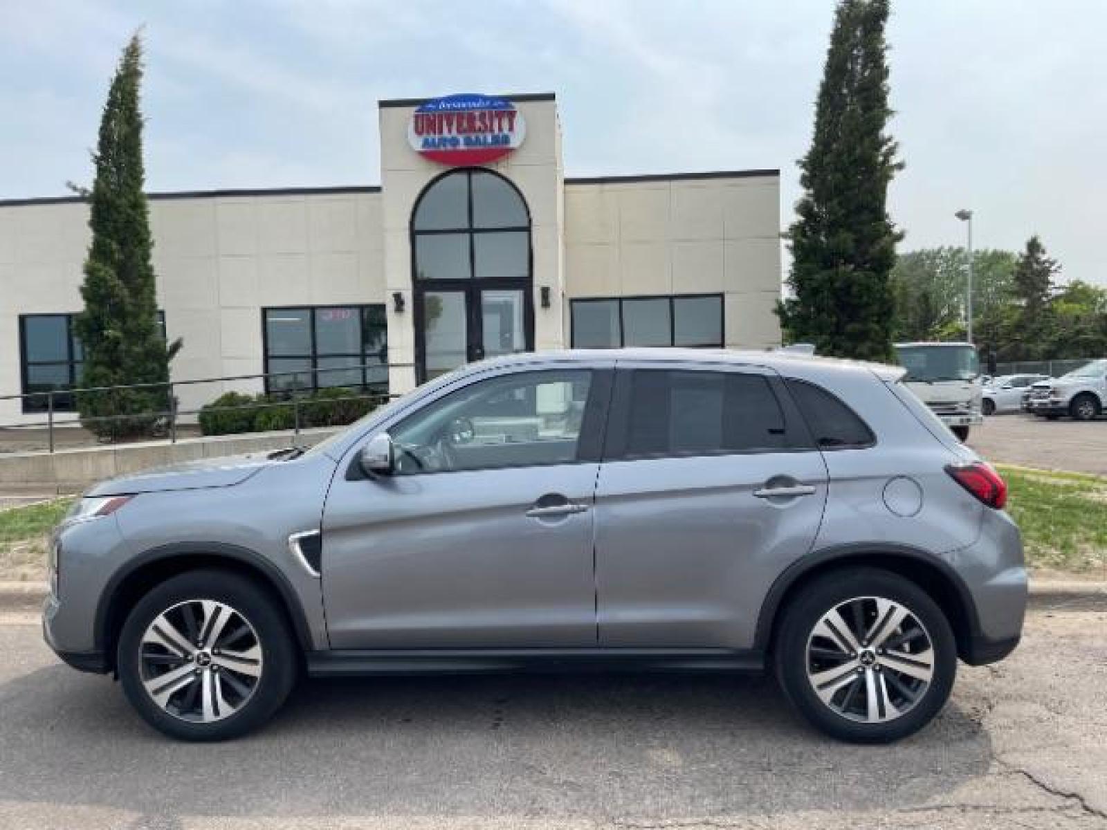 2021 Mercury Gray Metallic Mitsubishi Outlander Sport 2.0 ES AWD (JA4ARUAU7MU) with an 2.0L L4 DOHC 16V engine, Continuously Variable Transmission transmission, located at 3301 W Hwy 13, Burnsville, MN, 55337, (952) 460-3200, 44.775333, -93.320808 - Photo #2