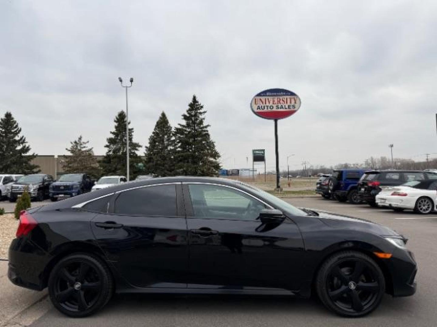 2019 Crystal Black Pearl Honda Civic Sport CVT (19XFC2F83KE) with an 2.0L L4 DOHC 16V engine, Continuously Variabl transmission, located at 3301 W Hwy 13, Burnsville, MN, 55337, (952) 460-3200, 44.775333, -93.320808 - Photo#4