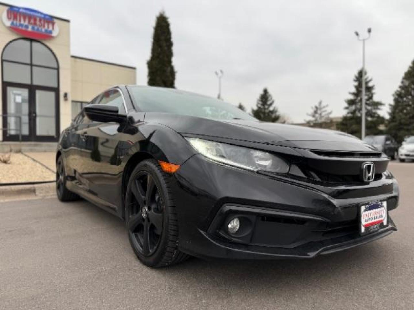 2019 Crystal Black Pearl Honda Civic Sport CVT (19XFC2F83KE) with an 2.0L L4 DOHC 16V engine, Continuously Variabl transmission, located at 3301 W Hwy 13, Burnsville, MN, 55337, (952) 460-3200, 44.775333, -93.320808 - Photo#5