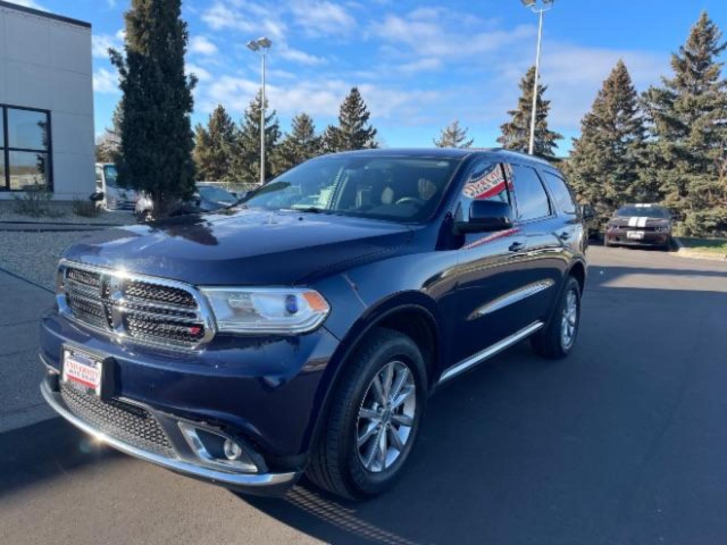 2017 True Blue Pearl Coat Dodge Durango SXT AWD (1C4RDJAG8HC) with an 3.6L V6 DOHC 24V engine, 8-Speed Automatic transmission, located at 3301 W Hwy 13, Burnsville, MN, 55337, (952) 460-3200, 44.775333, -93.320808 - Photo#1