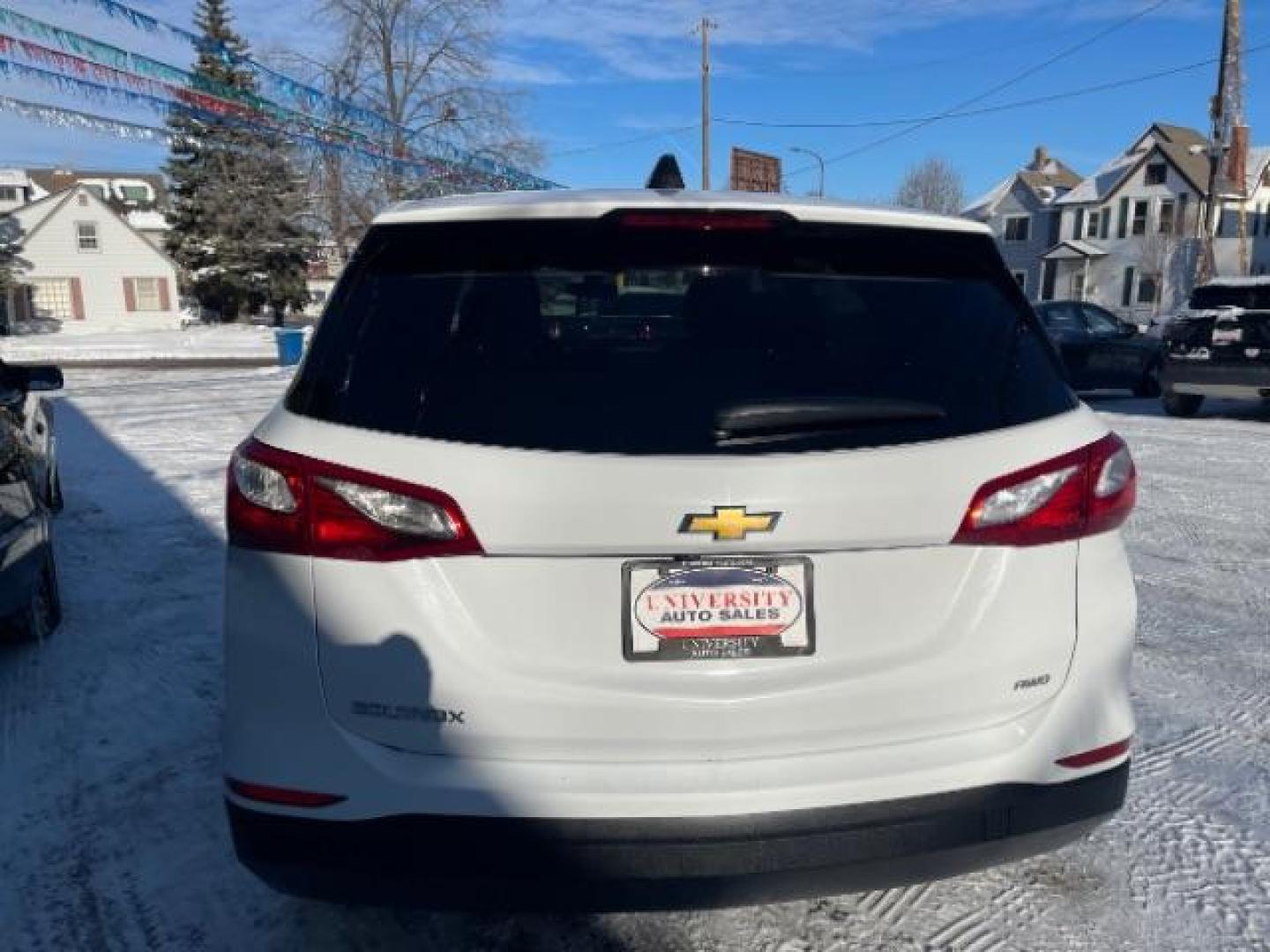 2019 Summit White Chevrolet Equinox LS 1.5 AWD (2GNAXSEVXK6) with an 1.5L L4 DIR DOHC 16V engine, 6-Speed Automatic transmission, located at 745 S Robert St, St. Paul, MN, 55107, (651) 222-2991, 44.923389, -93.081215 - Photo#3