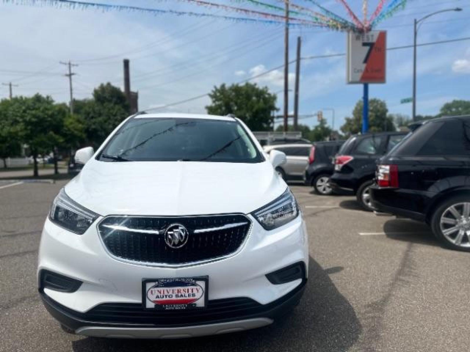 2019 WHITE Buick Encore Preferred AWD (KL4CJESB2KB) with an 1.4L L4 DOHC 16V TURBO engine, 6-Speed Automatic transmission, located at 745 S Robert St, St. Paul, MN, 55107, (651) 222-2991, 44.923389, -93.081215 - Photo #0