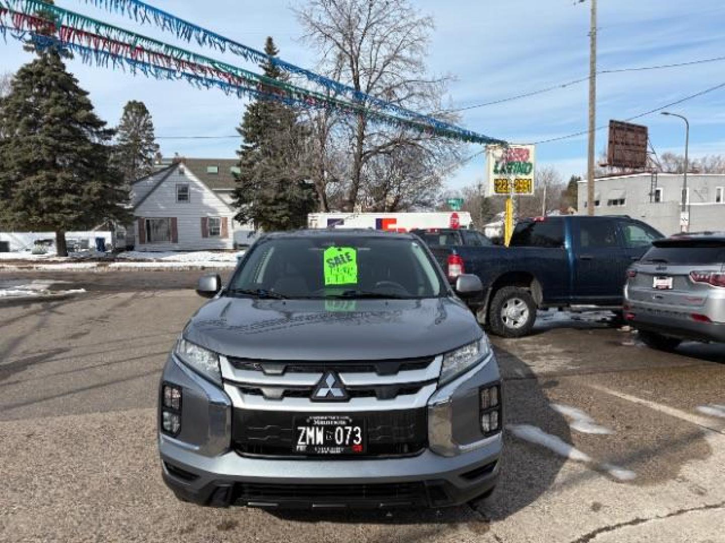 2022 Mercury Gray Metalli Mitsubishi Outlander Sport 2.0 ES CVT (JA4APUAU1NU) with an 2.0L L4 DOHC 16V engine, Continuously Variabl transmission, located at 745 S Robert St, St. Paul, MN, 55107, (651) 222-2991, 44.923389, -93.081215 - Photo#1