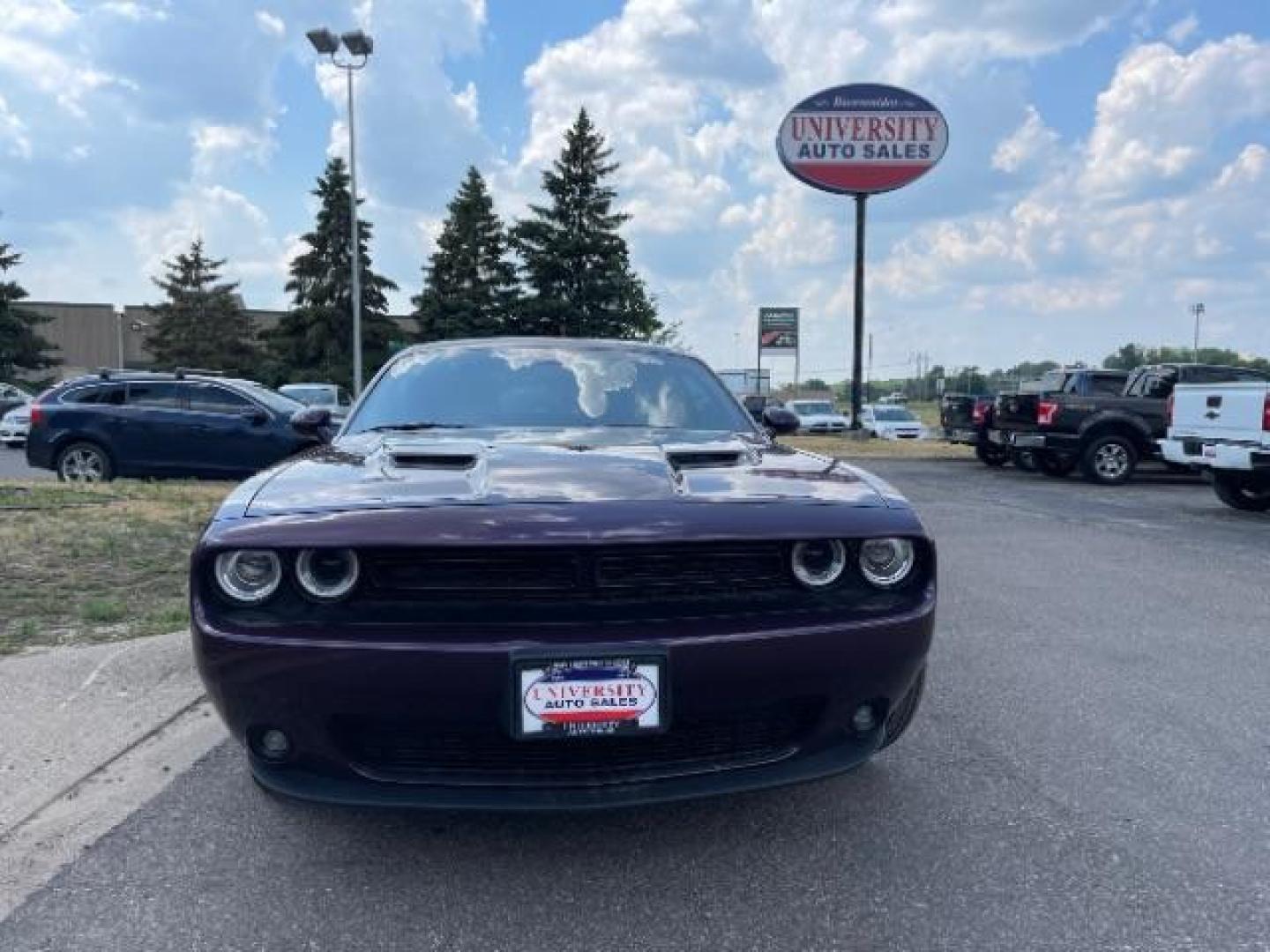 2020 PURPLE Dodge Challenger SXT (2C3CDZAG5LH) with an 3.6L V6 DOHC 24V engine, 8-Speed Automatic transmission, located at 3301 W Hwy 13, Burnsville, MN, 55337, (952) 460-3200, 44.775333, -93.320808 - Photo#0