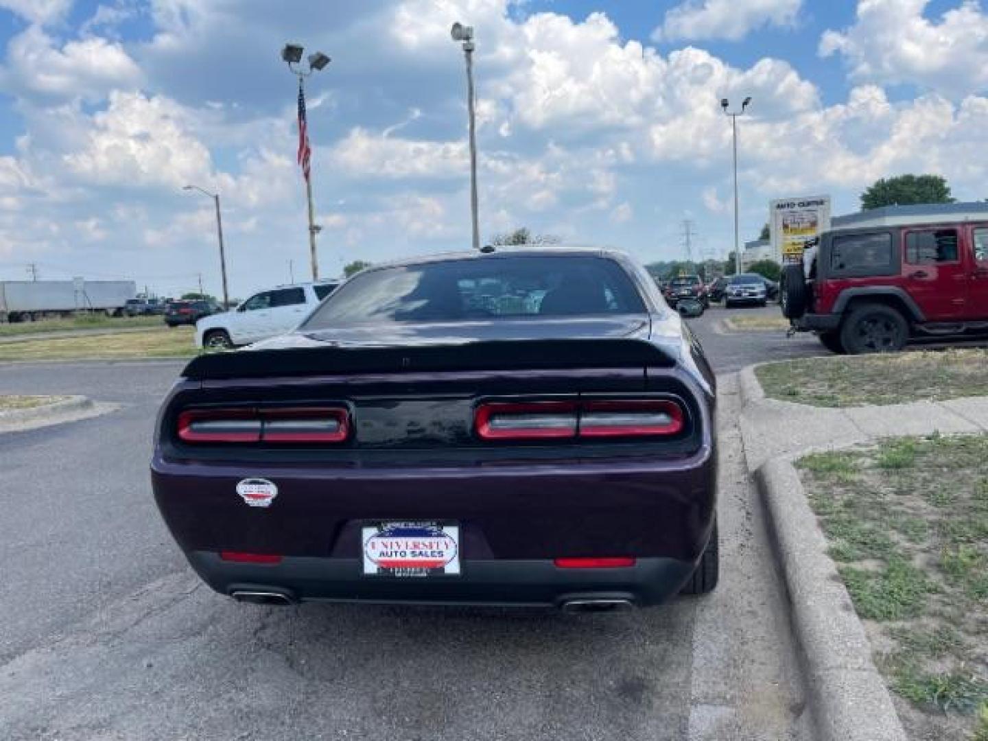 2020 PURPLE Dodge Challenger SXT (2C3CDZAG5LH) with an 3.6L V6 DOHC 24V engine, 8-Speed Automatic transmission, located at 3301 W Hwy 13, Burnsville, MN, 55337, (952) 460-3200, 44.775333, -93.320808 - Photo#4