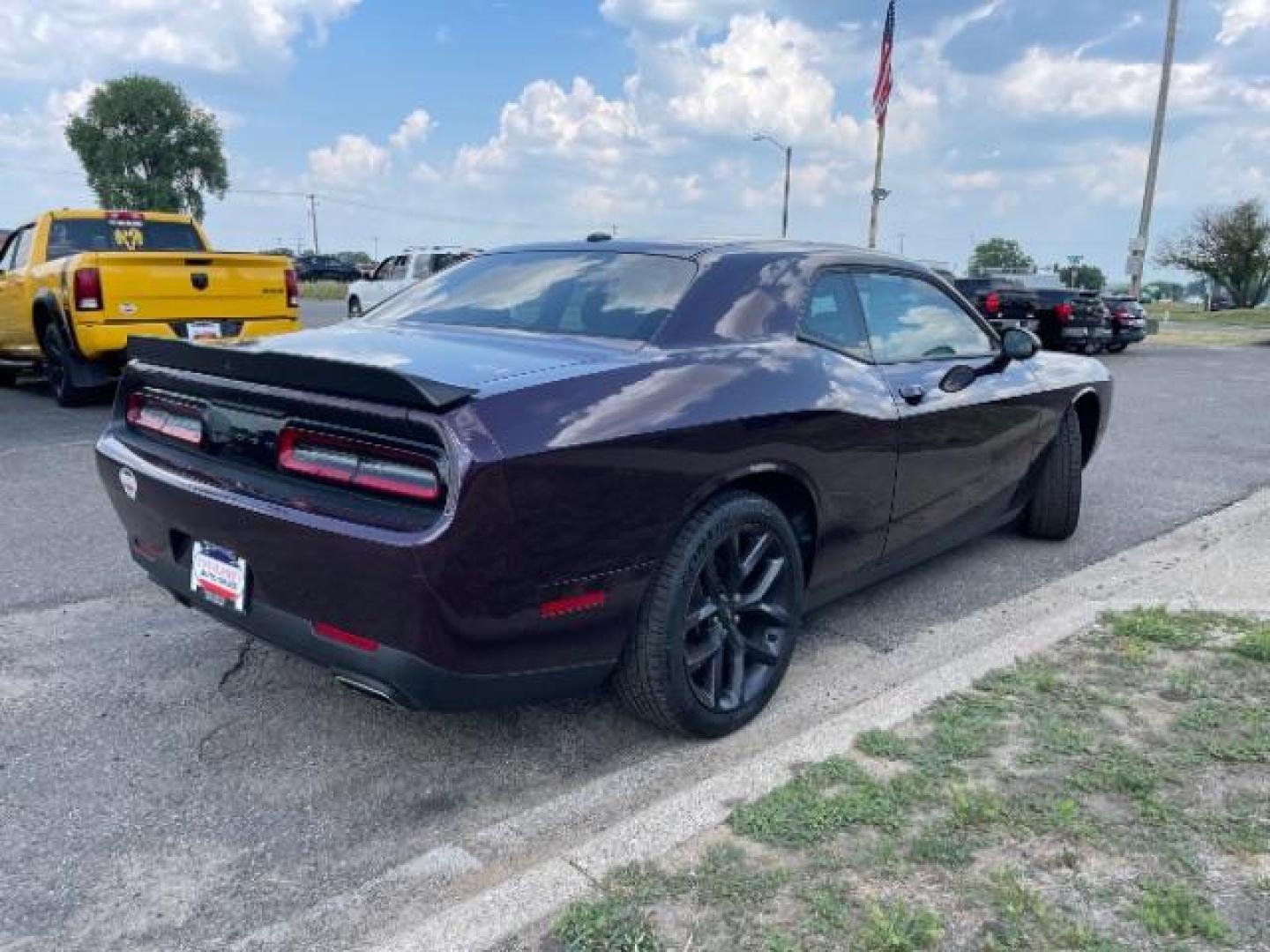 2020 PURPLE Dodge Challenger SXT (2C3CDZAG5LH) with an 3.6L V6 DOHC 24V engine, 8-Speed Automatic transmission, located at 3301 W Hwy 13, Burnsville, MN, 55337, (952) 460-3200, 44.775333, -93.320808 - Photo#5