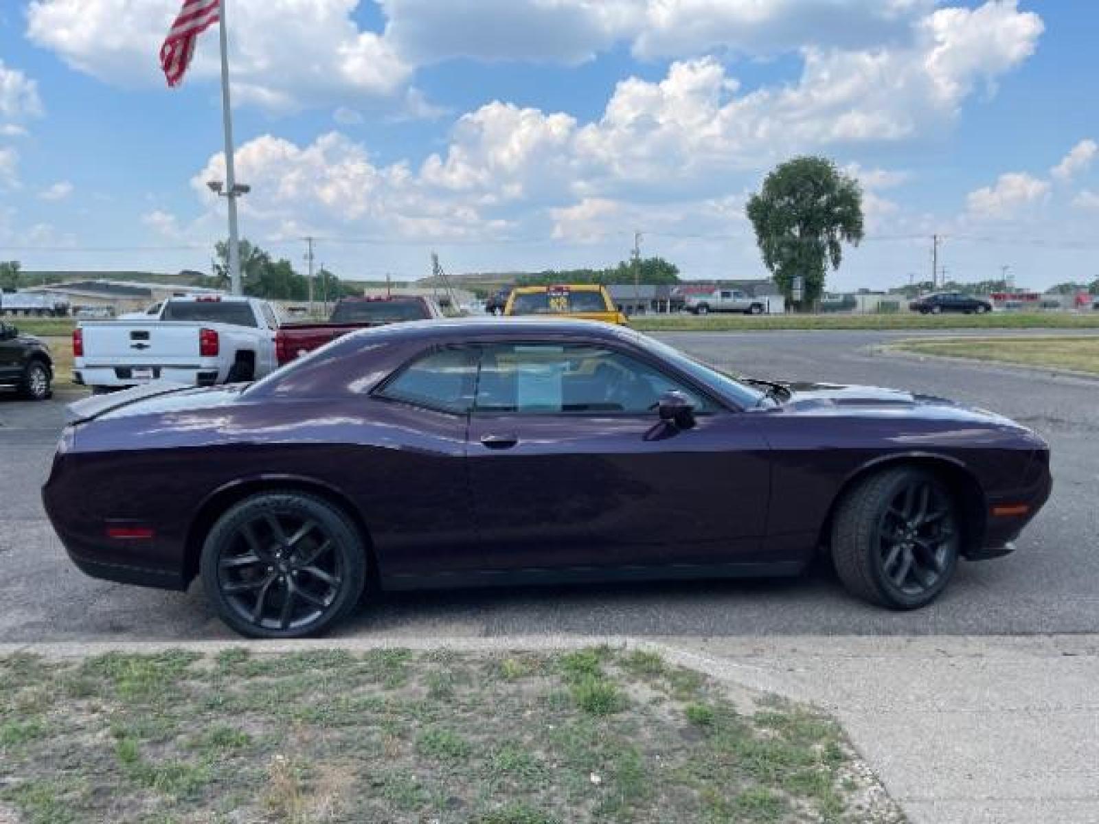 2020 PURPLE Dodge Challenger SXT (2C3CDZAG5LH) with an 3.6L V6 DOHC 24V engine, 8-Speed Automatic transmission, located at 745 S Robert St, St. Paul, MN, 55107, (651) 222-2991, 44.923389, -93.081215 - Photo #6