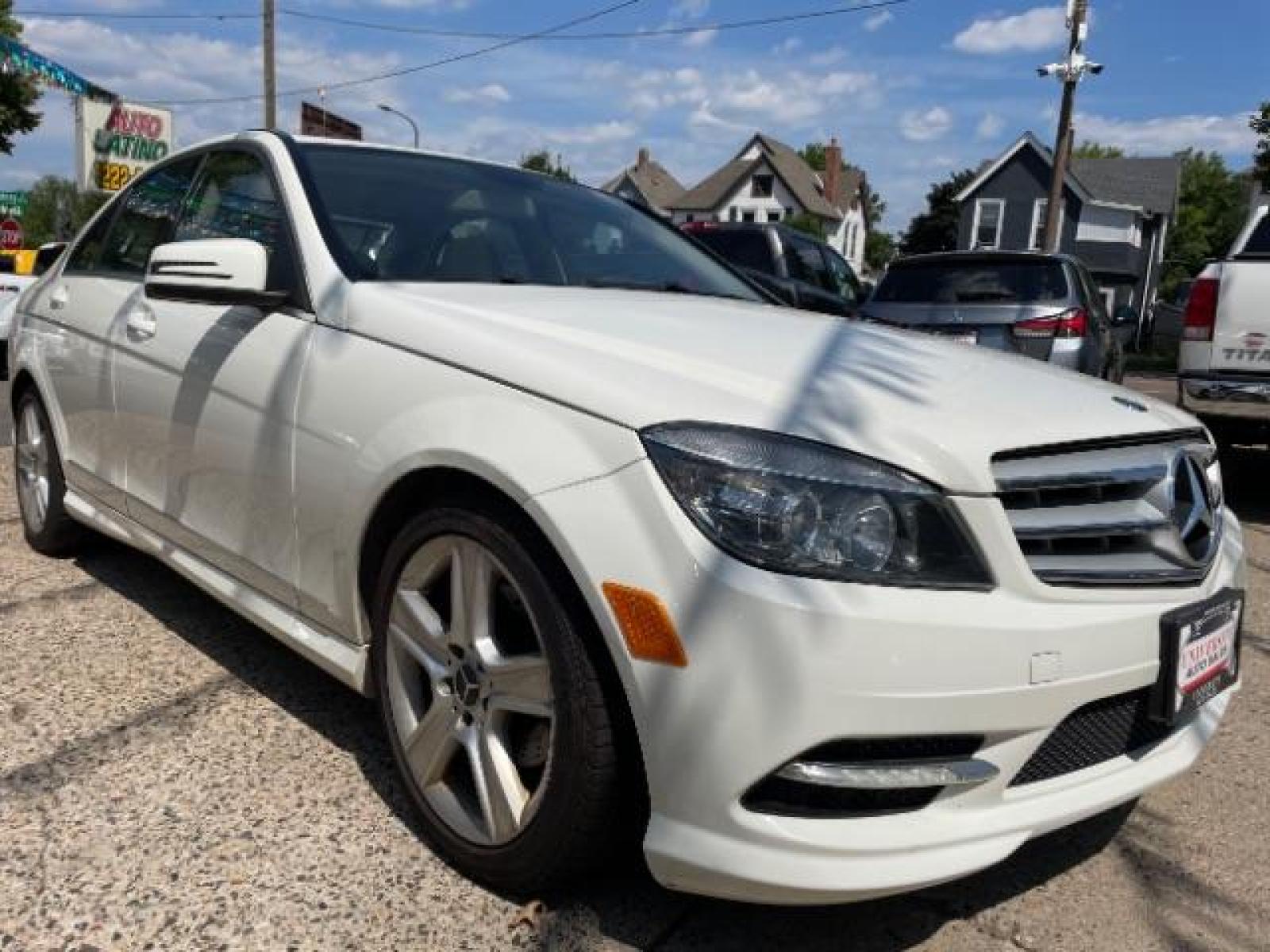 2011 Arctic White Mercedes-Benz C-Class C300 4MATIC Luxury Sedan (WDDGF8BB0BR) with an 3.0L V6 DOHC 24V engine, 7-Speed Automatic transmission, located at 3301 W Hwy 13, Burnsville, MN, 55337, (952) 460-3200, 44.775333, -93.320808 - Photo #5
