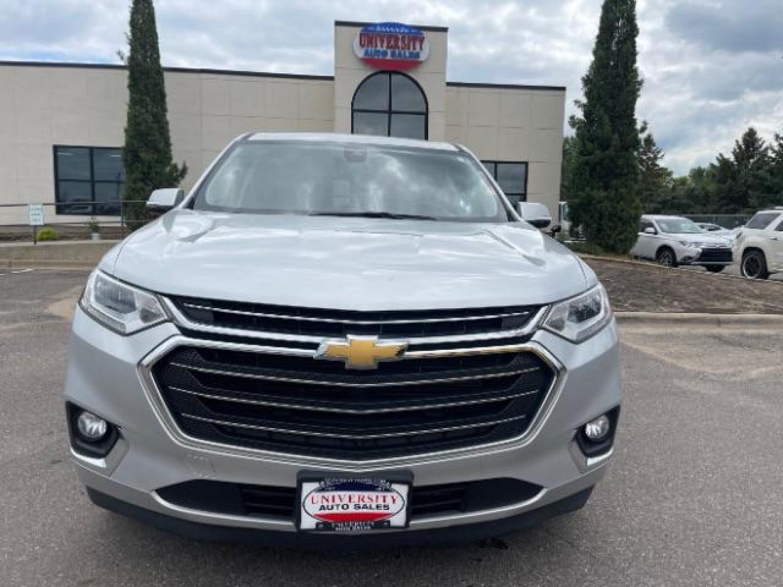 2018 GRAY Chevrolet Traverse Premier AWD (1GNEVJKW2JJ) with an 3.6L V6 DOHC 24V engine, 9-Speed Automatic transmission, located at 745 S Robert St, St. Paul, MN, 55107, (651) 222-2991, 44.923389, -93.081215 - Photo #3