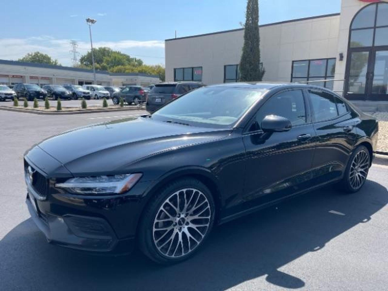 2020 Black Stone Volvo S60 T5 Momentum (7JR102FK9LG) with an 2.0L L4 DOHC 16V engine, 8-Speed Automatic transmission, located at 745 S Robert St, St. Paul, MN, 55107, (651) 222-2991, 44.923389, -93.081215 - Photo #1