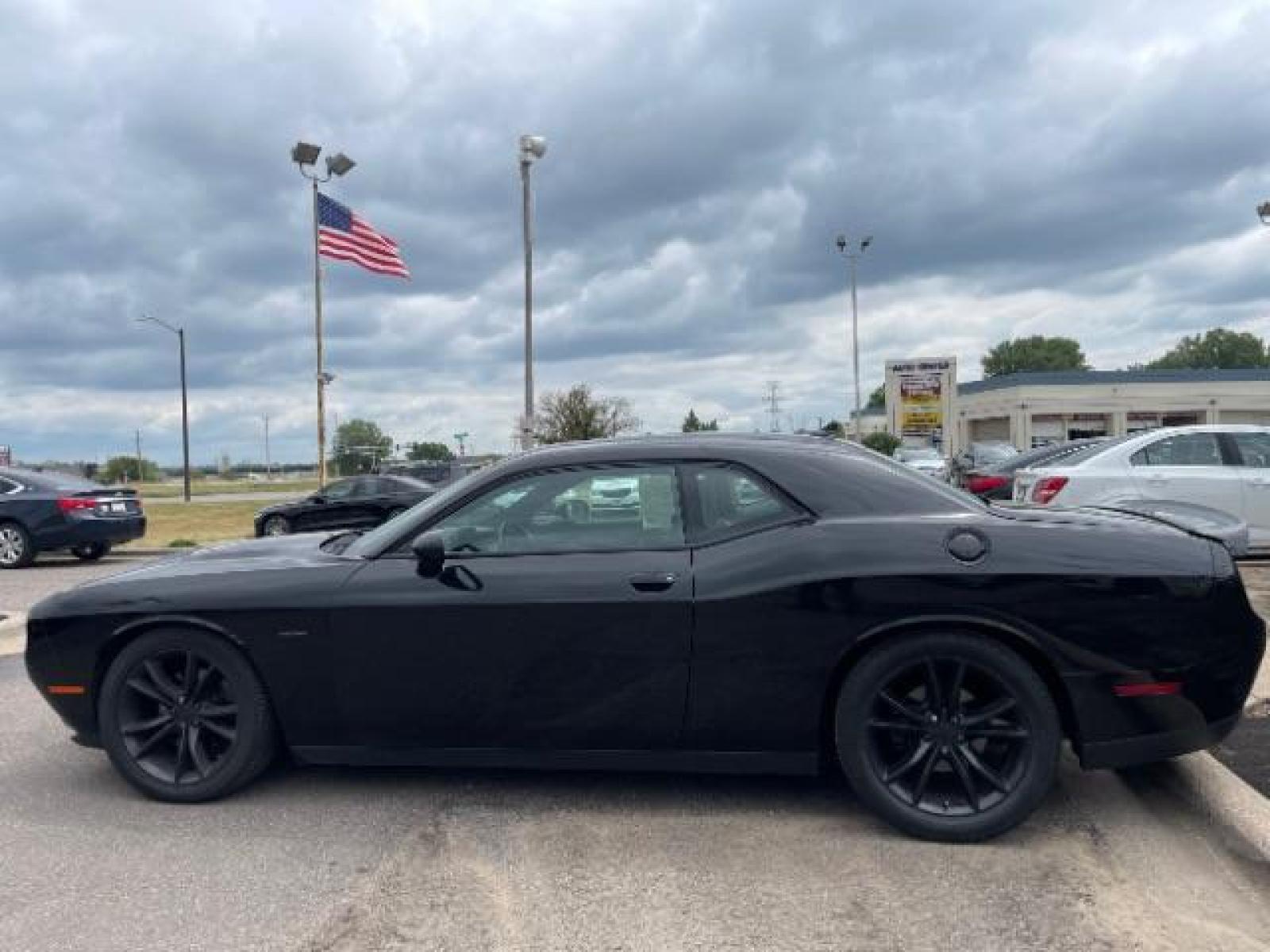 2017 Pitch Black Clear Coat Dodge Challenger R/T Plus (2C3CDZBT1HH) with an 5.7L V8 OHV 16V engine, 5-Speed Automatic transmission, located at 745 S Robert St, St. Paul, MN, 55107, (651) 222-2991, 44.923389, -93.081215 - Photo #2