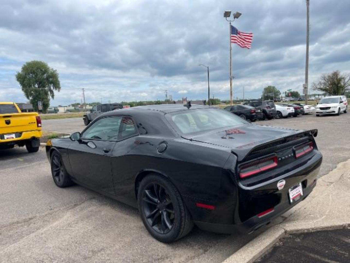 2017 Pitch Black Clear Coat Dodge Challenger R/T Plus (2C3CDZBT1HH) with an 5.7L V8 OHV 16V engine, 5-Speed Automatic transmission, located at 745 S Robert St, St. Paul, MN, 55107, (651) 222-2991, 44.923389, -93.081215 - Photo#3