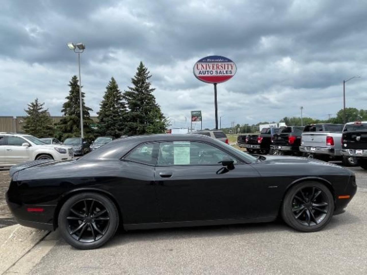 2017 Pitch Black Clear Coat Dodge Challenger R/T Plus (2C3CDZBT1HH) with an 5.7L V8 OHV 16V engine, 5-Speed Automatic transmission, located at 745 S Robert St, St. Paul, MN, 55107, (651) 222-2991, 44.923389, -93.081215 - Photo#6