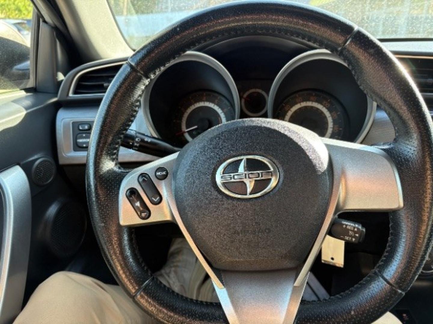 2014 Classic Silver Metal Scion tC Sports Coupe 6-Spd A (JTKJF5C78E3) with an 2.4L L4 DOHC 16V engine, 6-Speed Automatic transmission, located at 745 S Robert St, St. Paul, MN, 55107, (651) 222-2991, 44.923389, -93.081215- Photo#8