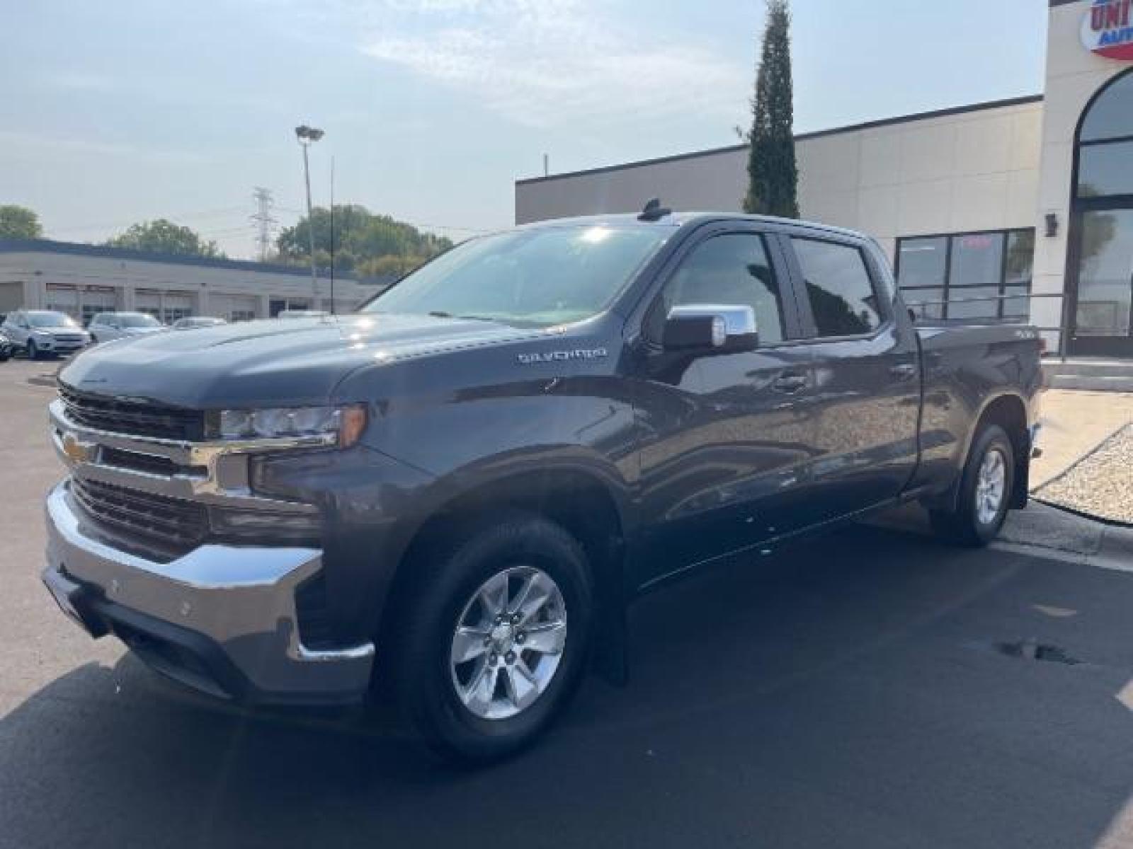 2019 Shadow Gray Metallic Chevrolet Silverado 1500 LT Crew Cab 4WD (1GCUYDED8KZ) with an 5.3L V8 OHV 16V engine, 6-Speed Automatic transmission, located at 3301 W Hwy 13, Burnsville, MN, 55337, (952) 460-3200, 44.775333, -93.320808 - Photo #1