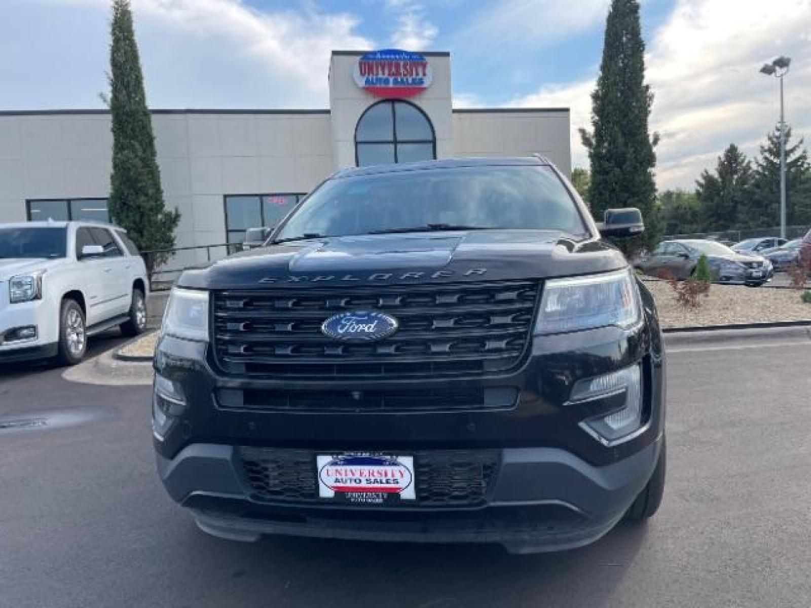 2017 Shadow Black Ford Explorer Sport 4WD (1FM5K8GT6HG) with an 3.5L V6 DOHC 24V engine, 6-Speed Automatic transmission, located at 3301 W Hwy 13, Burnsville, MN, 55337, (952) 460-3200, 44.775333, -93.320808 - Photo #0