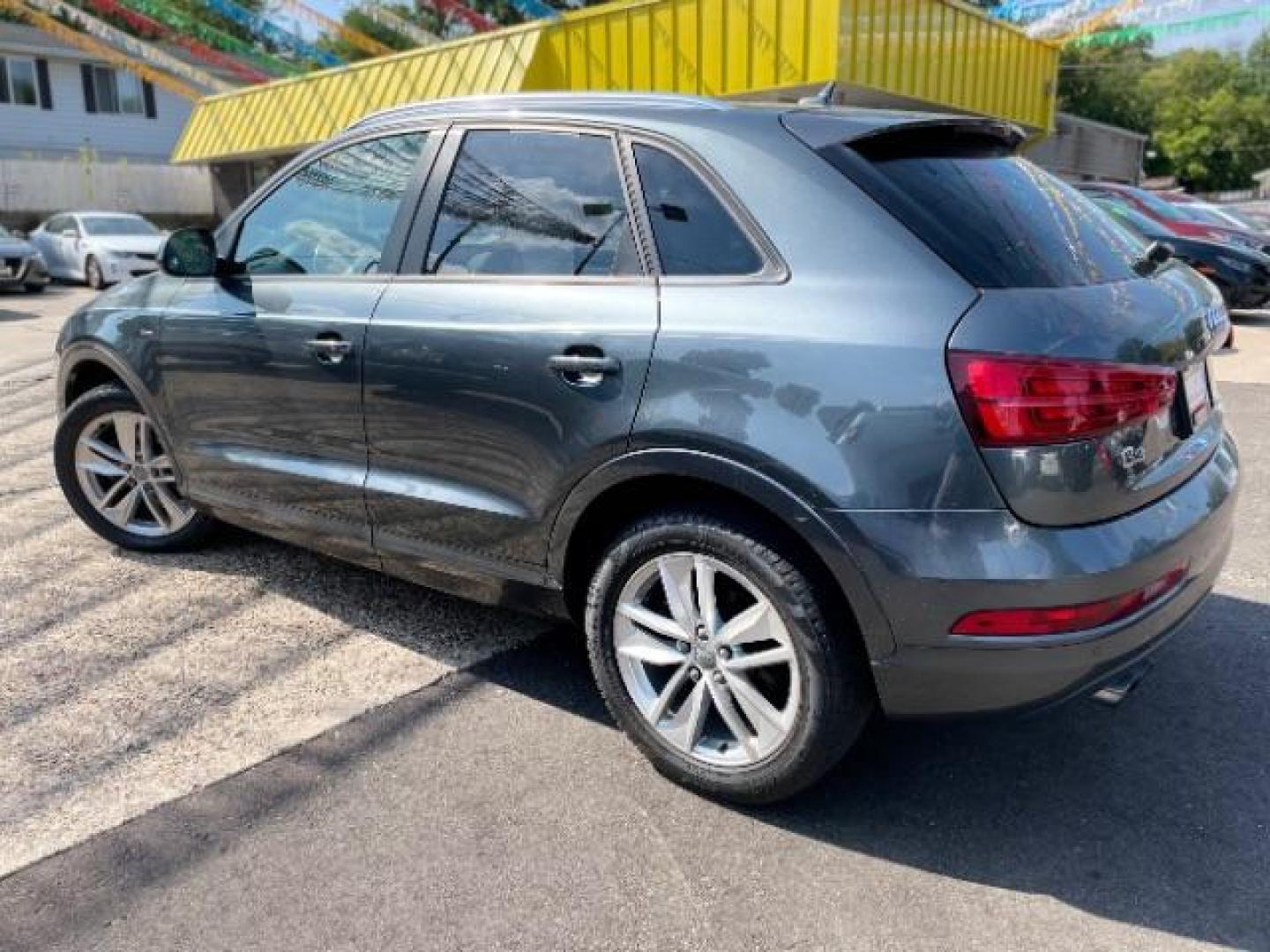 2018 Manhattan Gray Metallic Audi Q3 Premium (WA1BCCFS7JR) with an 2.0L L4 DOHC 24V engine, 6-Speed Automatic transmission, located at 3301 W Hwy 13, Burnsville, MN, 55337, (952) 460-3200, 44.775333, -93.320808 - Photo#1