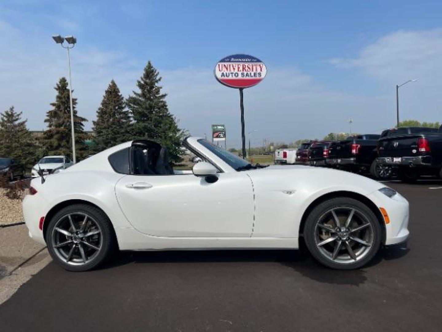 2021 Snowflake White Pearl Mica Mazda MX-5 Miata RF Grand Touring 6MT (JM1NDAM77M0) with an 2.0L L4 DOHC 16V engine, 6-speed automatic transmission, located at 745 S Robert St, St. Paul, MN, 55107, (651) 222-2991, 44.923389, -93.081215 - Photo#6