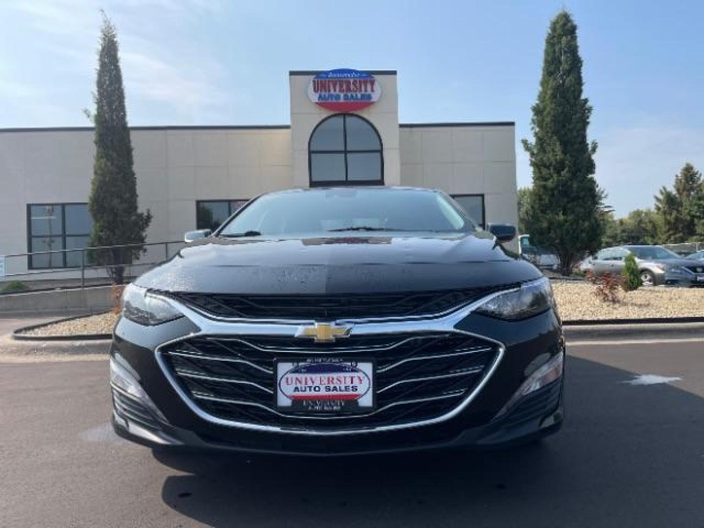 2023 Mosaic Black Metallic Chevrolet Malibu 1LT (1G1ZD5ST7PF) with an 1.5L L4 DOHC 16V engine, 6-Speed Automatic transmission, located at 745 S Robert St, St. Paul, MN, 55107, (651) 222-2991, 44.923389, -93.081215 - Photo#0