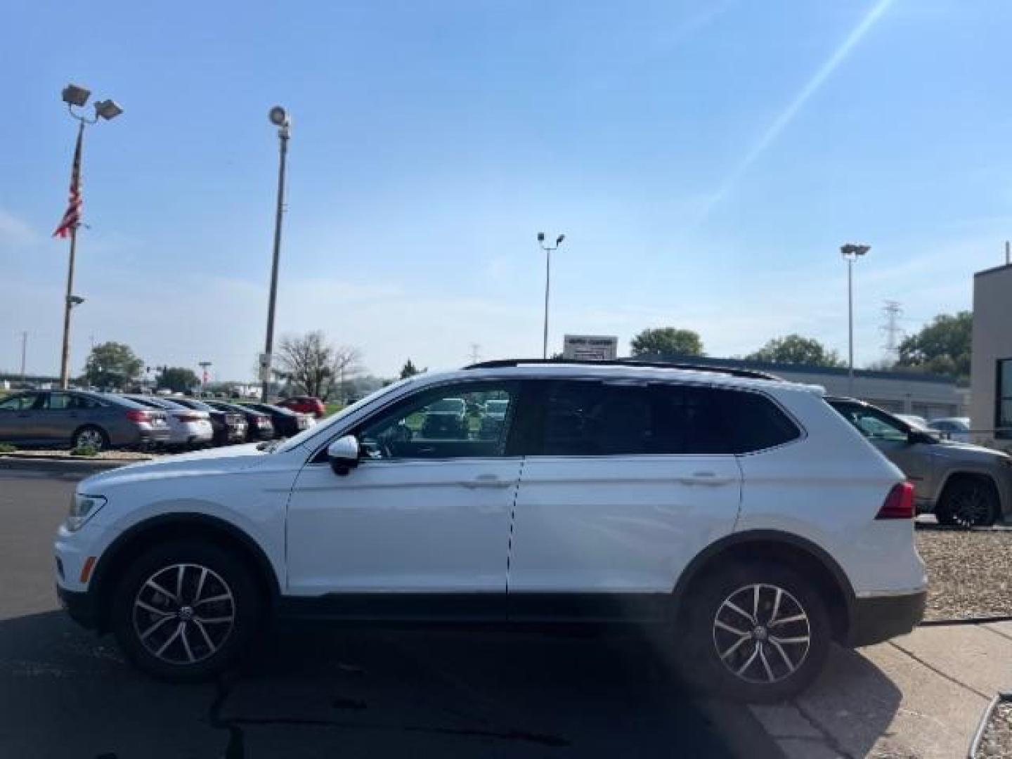 2021 Pure White Volkswagen Tiguan SE 4Motion (3VV2B7AX5MM) with an 2.0L L4 DOHC 16V TURBO engine, 8-Speed Automatic transmission, located at 745 S Robert St, St. Paul, MN, 55107, (651) 222-2991, 44.923389, -93.081215 - Photo#13