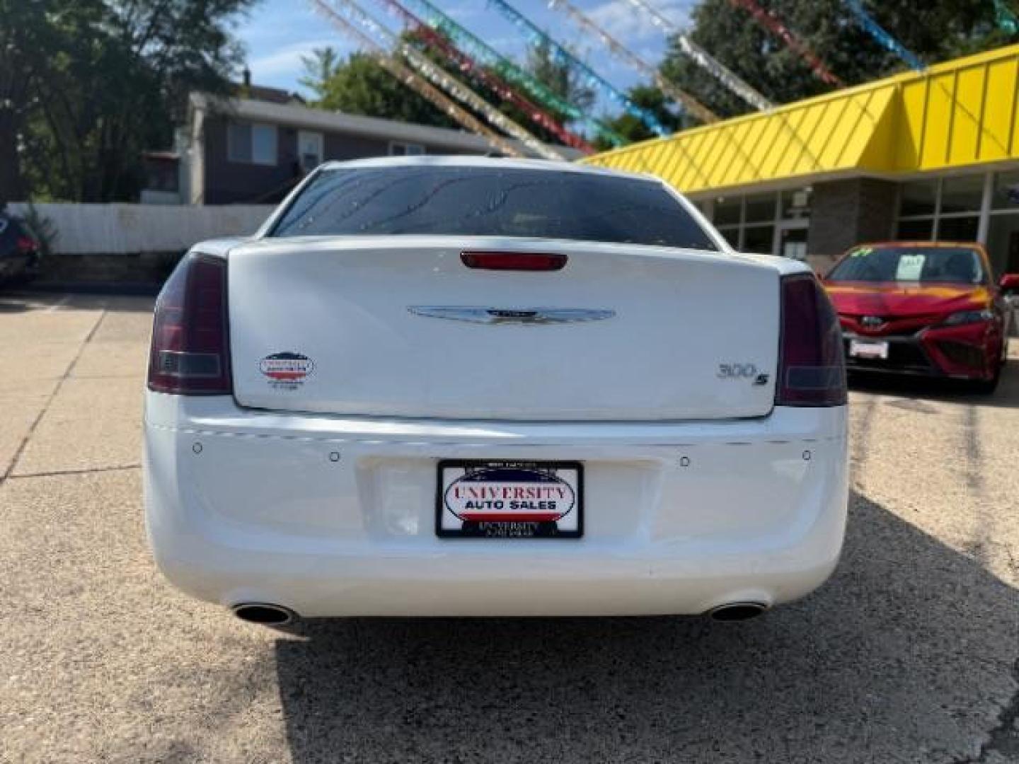 2013 Bright White Chrysler 300 S V6 RWD (2C3CCABG8DH) with an 3.6L V6 DOHC 24V engine, 8-Speed Automatic transmission, located at 745 S Robert St, St. Paul, MN, 55107, (651) 222-2991, 44.923389, -93.081215 - Photo#3