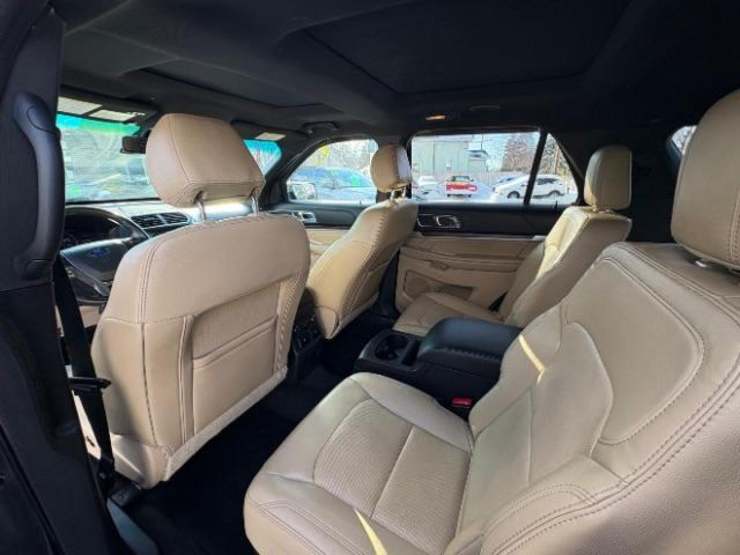 2016 Absolute Black Ford Explorer Limited 4WD (1FM5K8FH5GG) with an 2.3L L4 DOHC 16V engine, 6-Speed Automatic transmission, located at 745 S Robert St, St. Paul, MN, 55107, (651) 222-2991, 44.923389, -93.081215 - Photo#12