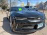 2018 Mosaic Black Metalli /Jet Black, cloth Chevrolet Camaro 1LT Coupe 8A (1G1FB1RS6J0) with an 3.6L V6 DOHC 24V engine, 8-Speed Automatic transmission, located at 745 S Robert St, St. Paul, MN, 55107, (651) 222-2991, 44.923389, -93.081215 - Photo#1