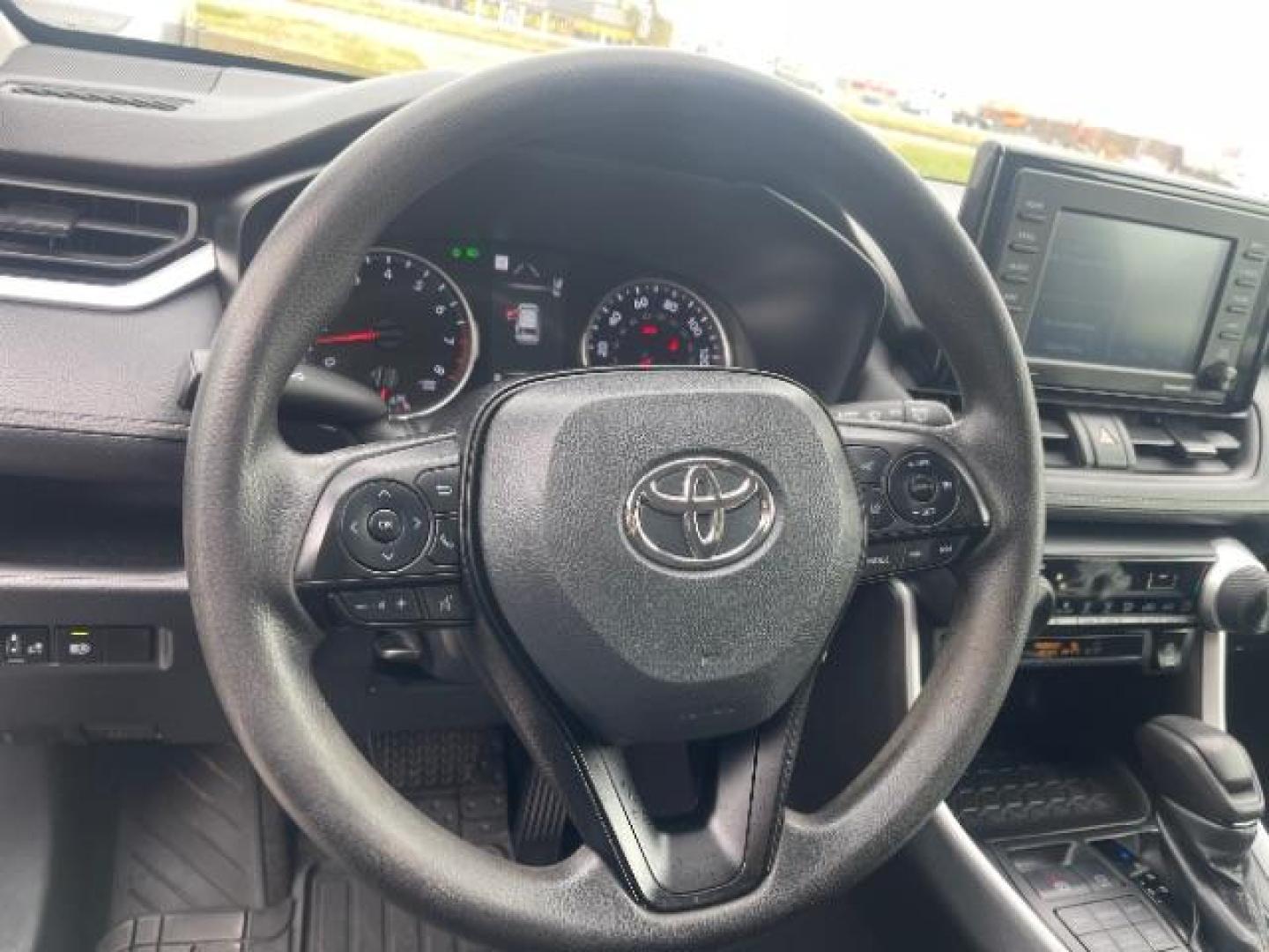 2022 Midnight Black Metal Toyota RAV4 LE AWD (2T3F1RFV0NW) with an 2.5L L4 DOHC 16V engine, 8-Speed Automatic transmission, located at 745 S Robert St, St. Paul, MN, 55107, (651) 222-2991, 44.923389, -93.081215 - Photo#12