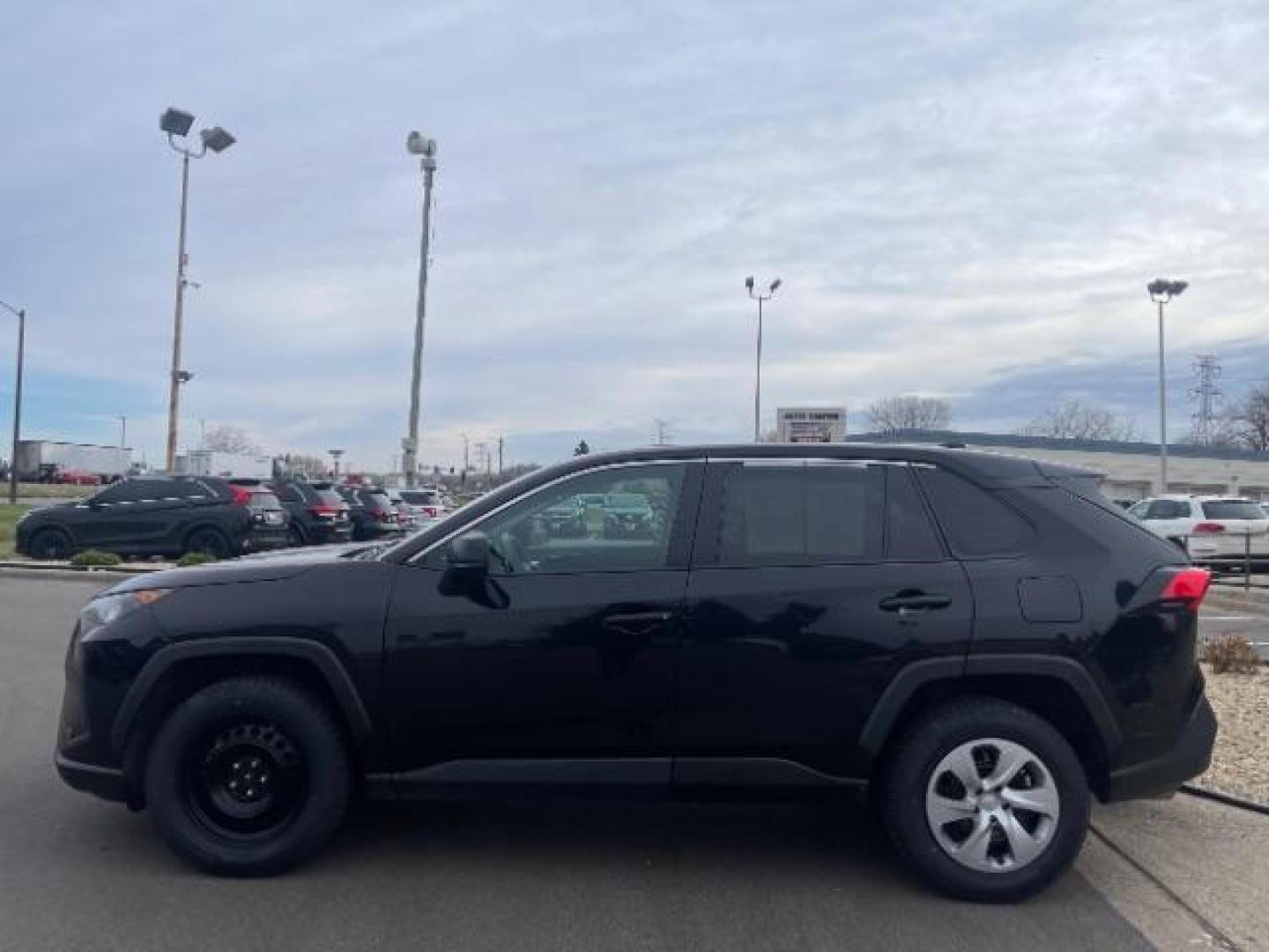 2022 Midnight Black Metal Toyota RAV4 LE AWD (2T3F1RFV0NW) with an 2.5L L4 DOHC 16V engine, 8-Speed Automatic transmission, located at 745 S Robert St, St. Paul, MN, 55107, (651) 222-2991, 44.923389, -93.081215 - Photo#6