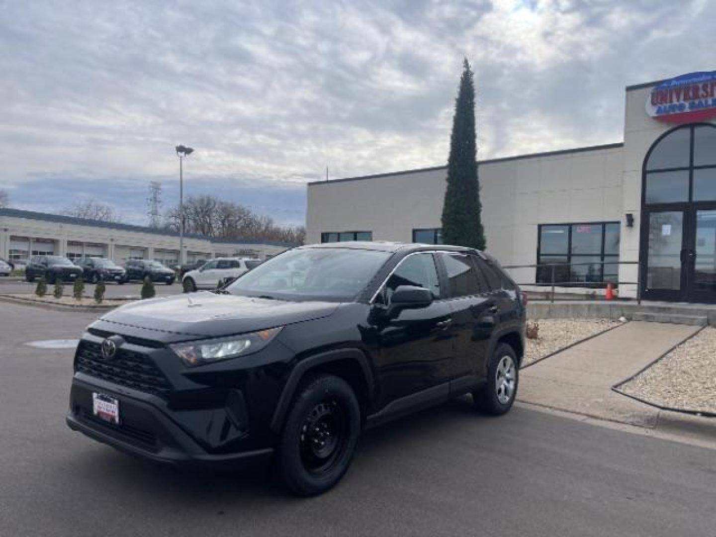 2022 Midnight Black Metal Toyota RAV4 LE AWD (2T3F1RFV0NW) with an 2.5L L4 DOHC 16V engine, 8-Speed Automatic transmission, located at 745 S Robert St, St. Paul, MN, 55107, (651) 222-2991, 44.923389, -93.081215 - Photo#7