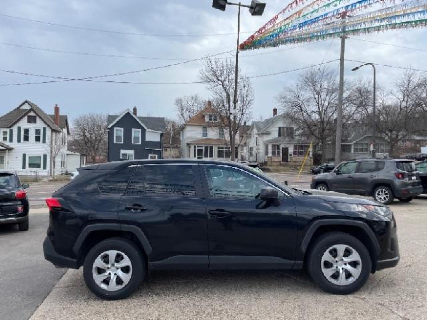2022 Midnight Black Metal Toyota RAV4 LE AWD (2T3F1RFV0NW) with an 2.5L L4 DOHC 16V engine, 8-Speed Automatic transmission, located at 745 S Robert St, St. Paul, MN, 55107, (651) 222-2991, 44.923389, -93.081215 - Photo#7