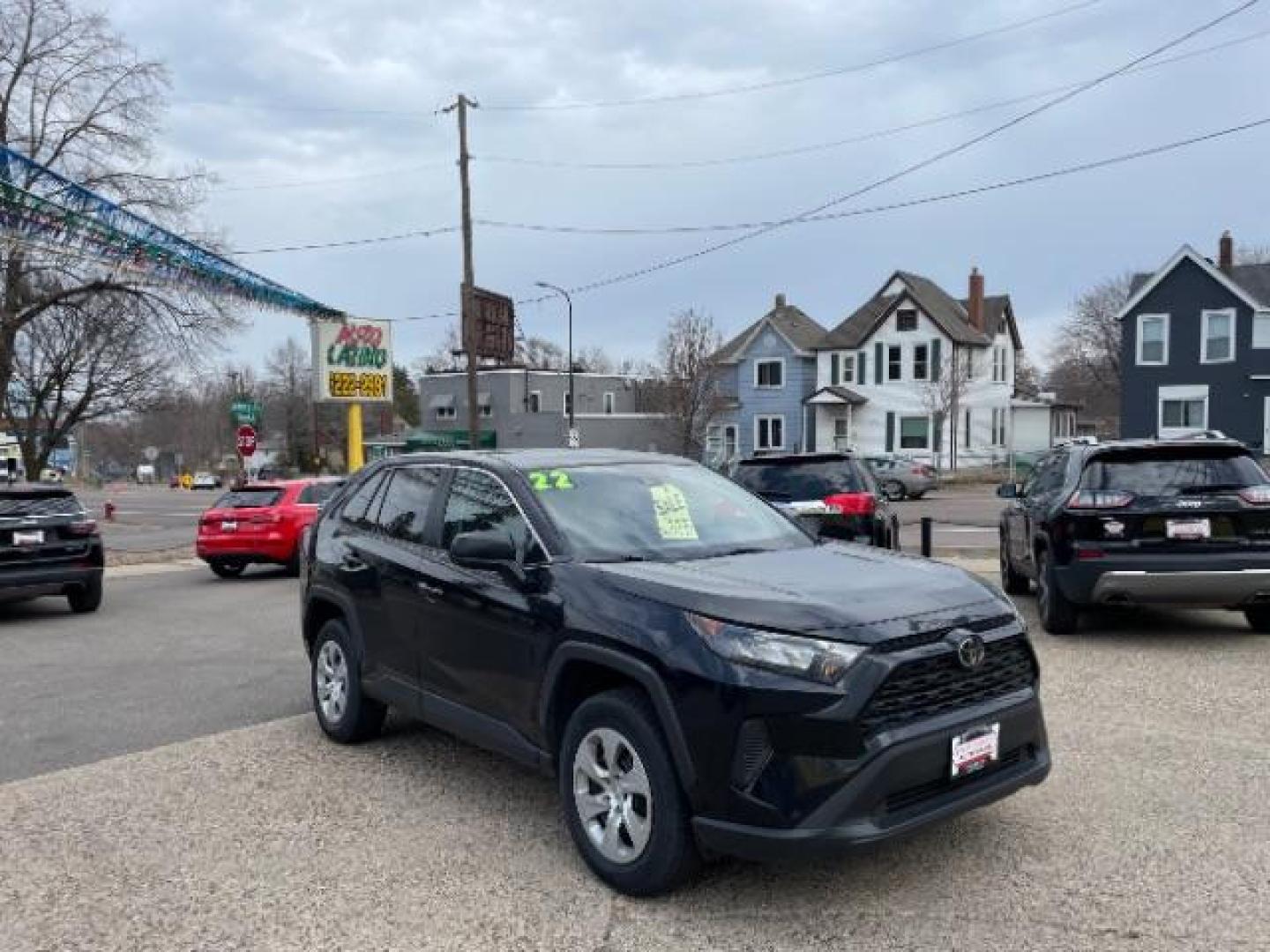 2022 Midnight Black Metal Toyota RAV4 LE AWD (2T3F1RFV0NW) with an 2.5L L4 DOHC 16V engine, 8-Speed Automatic transmission, located at 745 S Robert St, St. Paul, MN, 55107, (651) 222-2991, 44.923389, -93.081215 - Photo#8