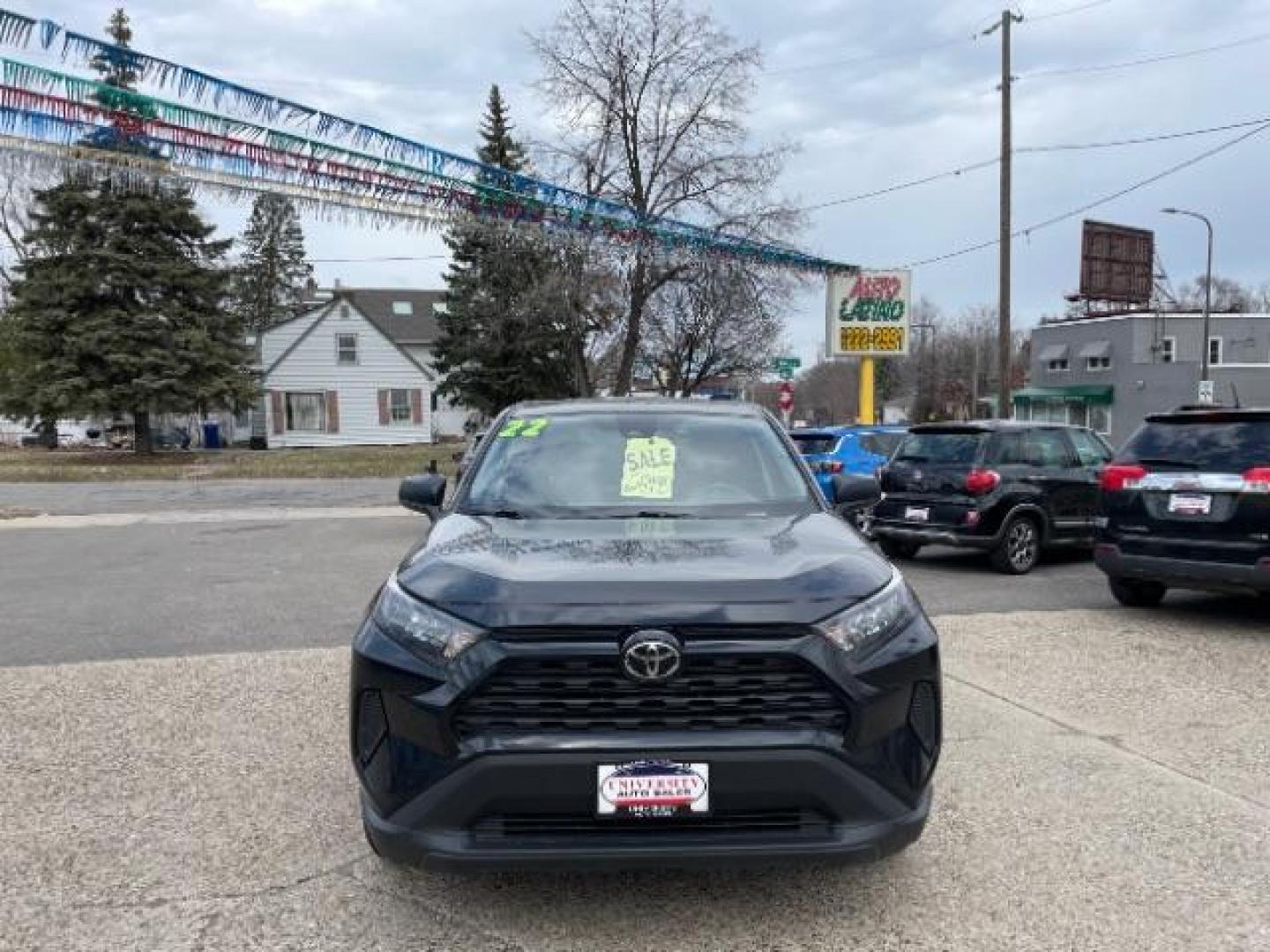 2022 Midnight Black Metal Toyota RAV4 LE AWD (2T3F1RFV0NW) with an 2.5L L4 DOHC 16V engine, 8-Speed Automatic transmission, located at 745 S Robert St, St. Paul, MN, 55107, (651) 222-2991, 44.923389, -93.081215 - Photo#9