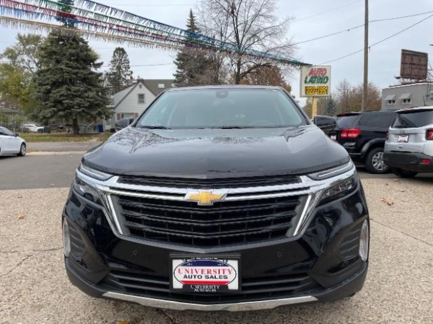 2023 Mosaic Black Metallic Chevrolet Equinox LT Fleet AWD (3GNAXTEG3PL) with an 1.5L L4 DOHC 16V TURBO engine, 6-Speed Automatic transmission, located at 745 S Robert St, St. Paul, MN, 55107, (651) 222-2991, 44.923389, -93.081215 - Photo#0