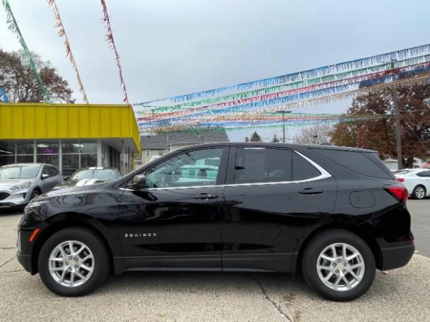 2023 Mosaic Black Metallic Chevrolet Equinox LT Fleet AWD (3GNAXTEG3PL) with an 1.5L L4 DOHC 16V TURBO engine, 6-Speed Automatic transmission, located at 745 S Robert St, St. Paul, MN, 55107, (651) 222-2991, 44.923389, -93.081215 - Photo#2