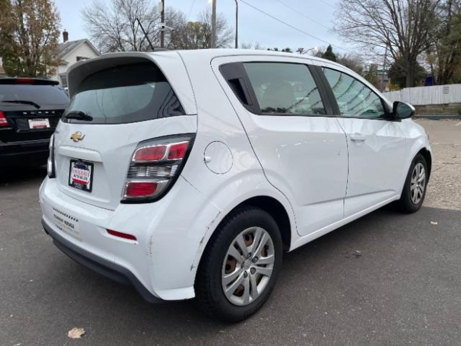 2017 WHITE Chevrolet Sonic FL Auto Hatchback (1G1JG6SH2H4) with an 1.8L L4 DOHC 24V engine, 6-Speed Automatic transmission, located at 745 S Robert St, St. Paul, MN, 55107, (651) 222-2991, 44.923389, -93.081215 - Photo #3