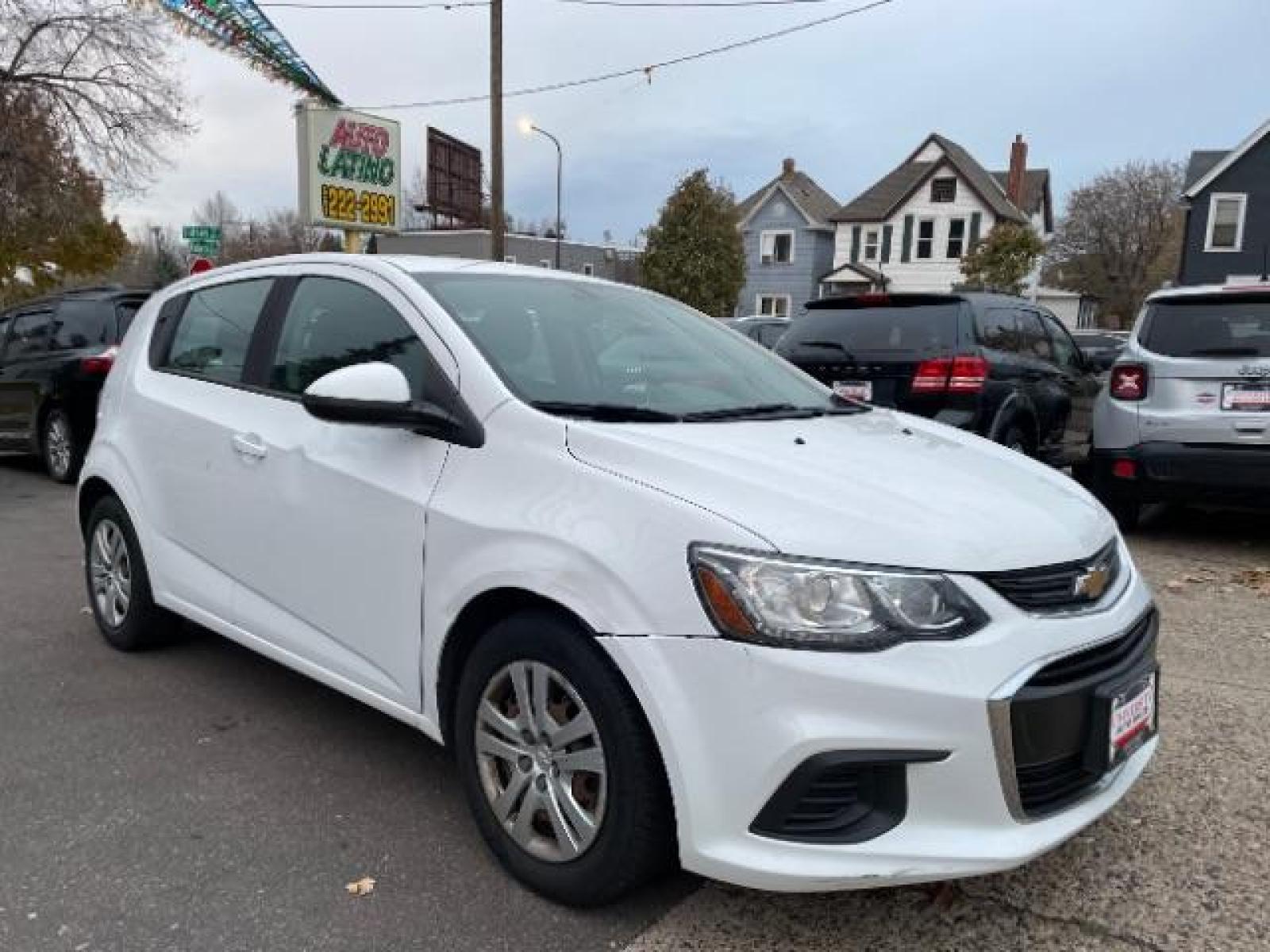2017 WHITE Chevrolet Sonic FL Auto Hatchback (1G1JG6SH2H4) with an 1.8L L4 DOHC 24V engine, 6-Speed Automatic transmission, located at 745 S Robert St, St. Paul, MN, 55107, (651) 222-2991, 44.923389, -93.081215 - Photo #4
