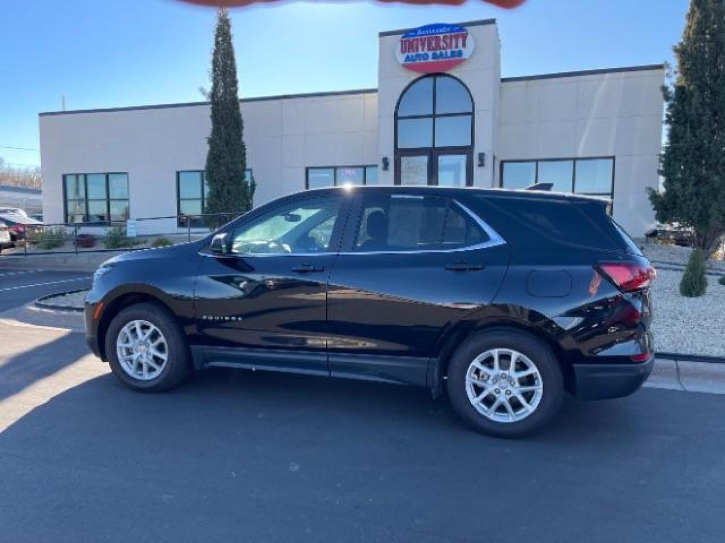 2023 Mosaic Black Metallic Chevrolet Equinox LT Fleet AWD (3GNAXTEG2PL) with an 1.5L L4 DOHC 16V TURBO engine, 6-Speed Automatic transmission, located at 745 S Robert St, St. Paul, MN, 55107, (651) 222-2991, 44.923389, -93.081215 - Photo#1