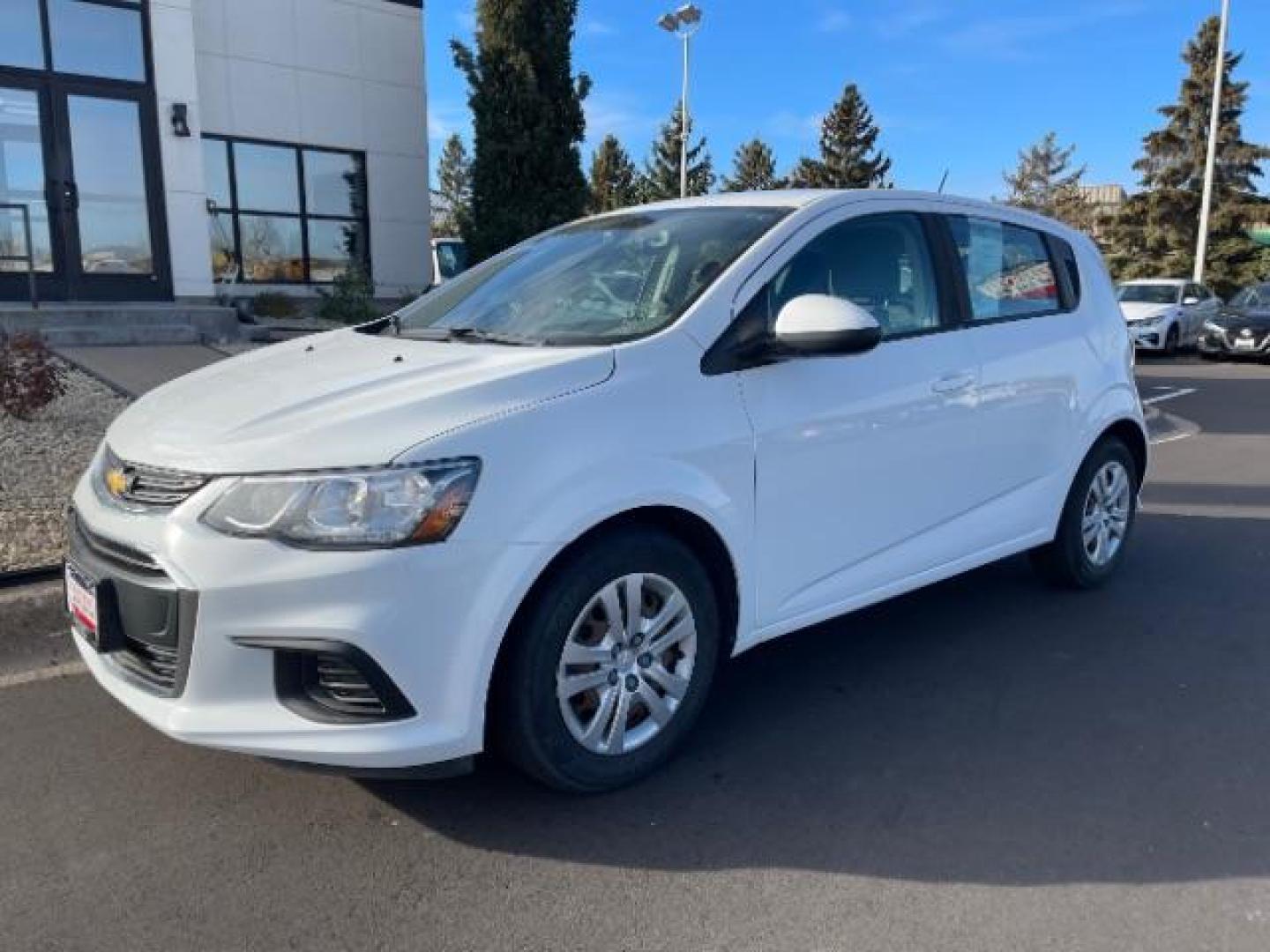 2017 WHITE Chevrolet Sonic FL Auto Hatchback (1G1JG6SH9H4) with an 1.8L L4 DOHC 24V engine, 6-Speed Automatic transmission, located at 3301 W Hwy 13, Burnsville, MN, 55337, (952) 460-3200, 44.775333, -93.320808 - Photo#1