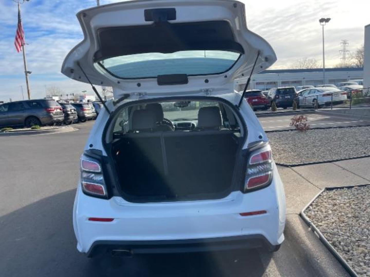 2017 WHITE Chevrolet Sonic FL Auto Hatchback (1G1JG6SH9H4) with an 1.8L L4 DOHC 24V engine, 6-Speed Automatic transmission, located at 3301 W Hwy 13, Burnsville, MN, 55337, (952) 460-3200, 44.775333, -93.320808 - Photo#3