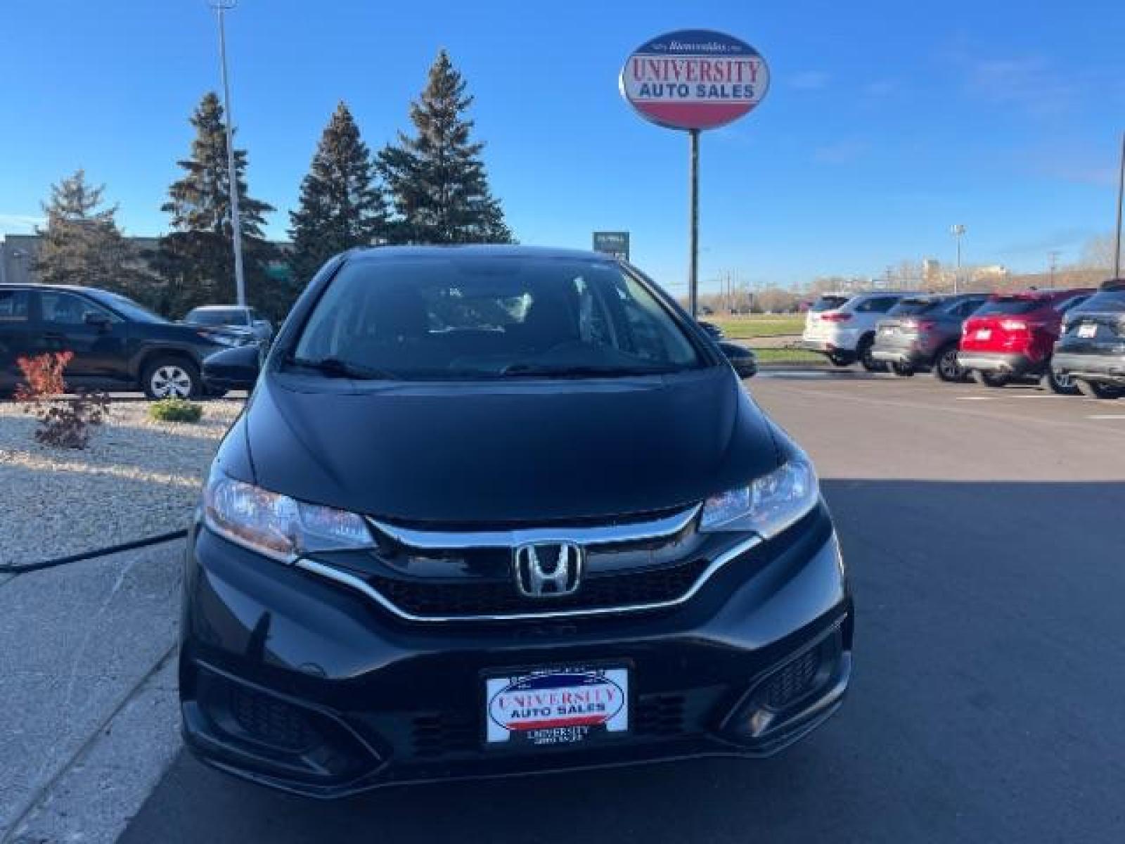 2019 Crystal Black Pearl Honda Fit LX CVT (3HGGK5H43KM) with an 1.5L L4 SOHC 16V engine, Continuously Variable Transmission transmission, located at 745 S Robert St, St. Paul, MN, 55107, (651) 222-2991, 44.923389, -93.081215 - Photo #0