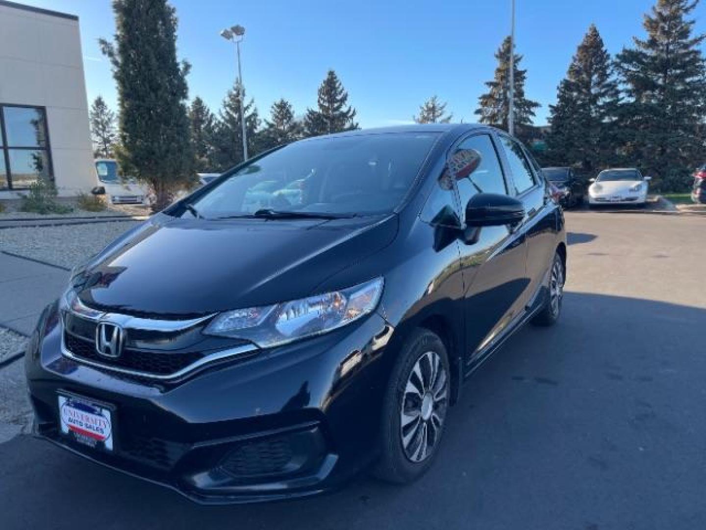 2019 Crystal Black Pearl Honda Fit LX CVT (3HGGK5H43KM) with an 1.5L L4 SOHC 16V engine, Continuously Variable Transmission transmission, located at 745 S Robert St, St. Paul, MN, 55107, (651) 222-2991, 44.923389, -93.081215 - Photo#1