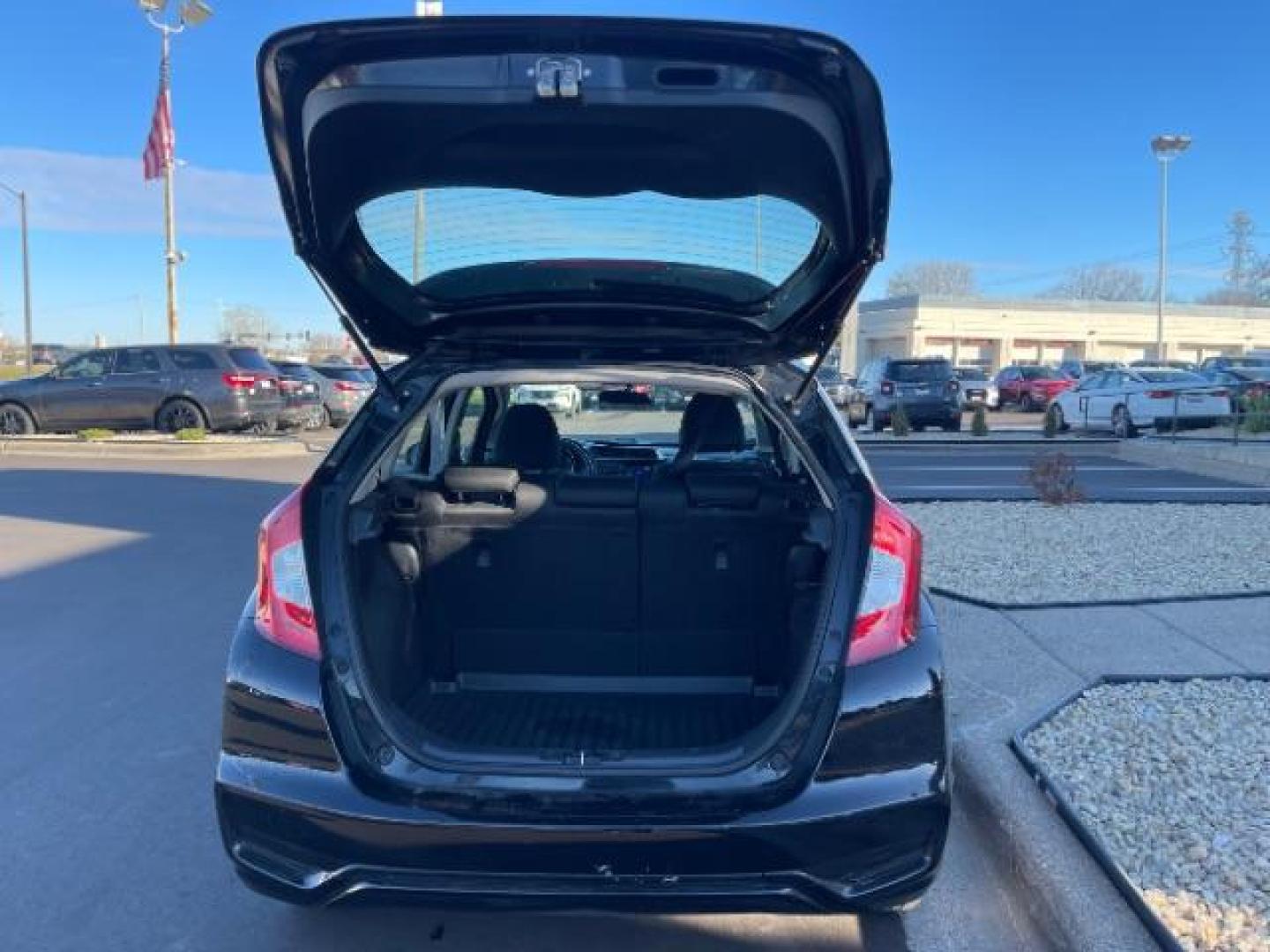 2019 Crystal Black Pearl Honda Fit LX CVT (3HGGK5H43KM) with an 1.5L L4 SOHC 16V engine, Continuously Variable Transmission transmission, located at 745 S Robert St, St. Paul, MN, 55107, (651) 222-2991, 44.923389, -93.081215 - Photo#4