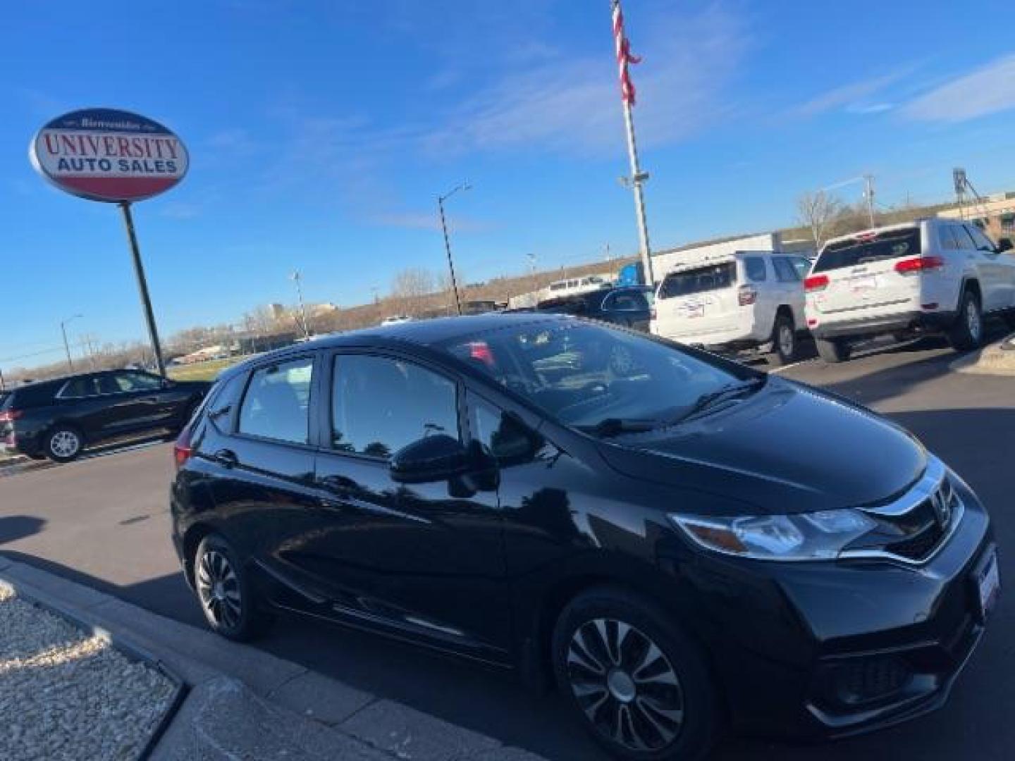 2019 Crystal Black Pearl Honda Fit LX CVT (3HGGK5H43KM) with an 1.5L L4 SOHC 16V engine, Continuously Variable Transmission transmission, located at 745 S Robert St, St. Paul, MN, 55107, (651) 222-2991, 44.923389, -93.081215 - Photo#9