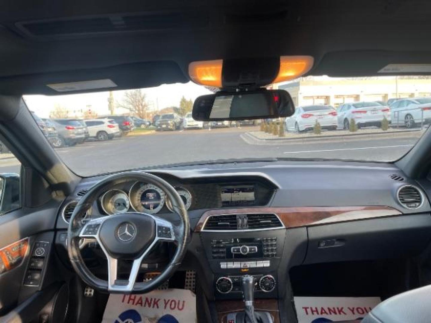 2013 Black Mercedes-Benz C-Class C300 4MATIC Sport Sedan (WDDGF8ABXDA) with an 3.5L V6 DOHC 16V engine, 7-Speed Automatic transmission, located at 745 S Robert St, St. Paul, MN, 55107, (651) 222-2991, 44.923389, -93.081215 - Photo#10