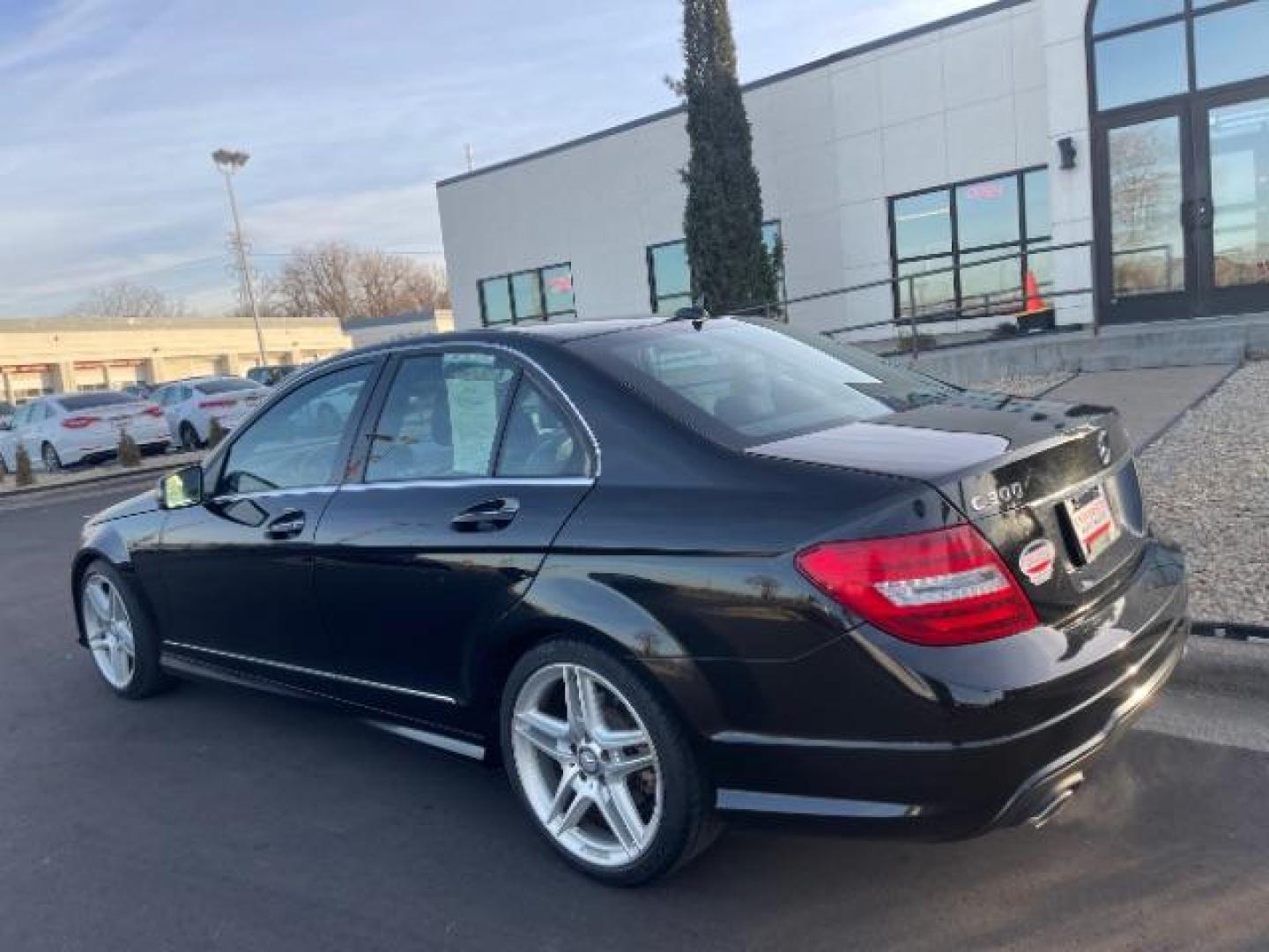 2013 Black Mercedes-Benz C-Class C300 4MATIC Sport Sedan (WDDGF8ABXDA) with an 3.5L V6 DOHC 16V engine, 7-Speed Automatic transmission, located at 745 S Robert St, St. Paul, MN, 55107, (651) 222-2991, 44.923389, -93.081215 - Photo#3